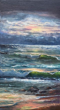 The Evocative Sea, Painting, Oil on Canvas