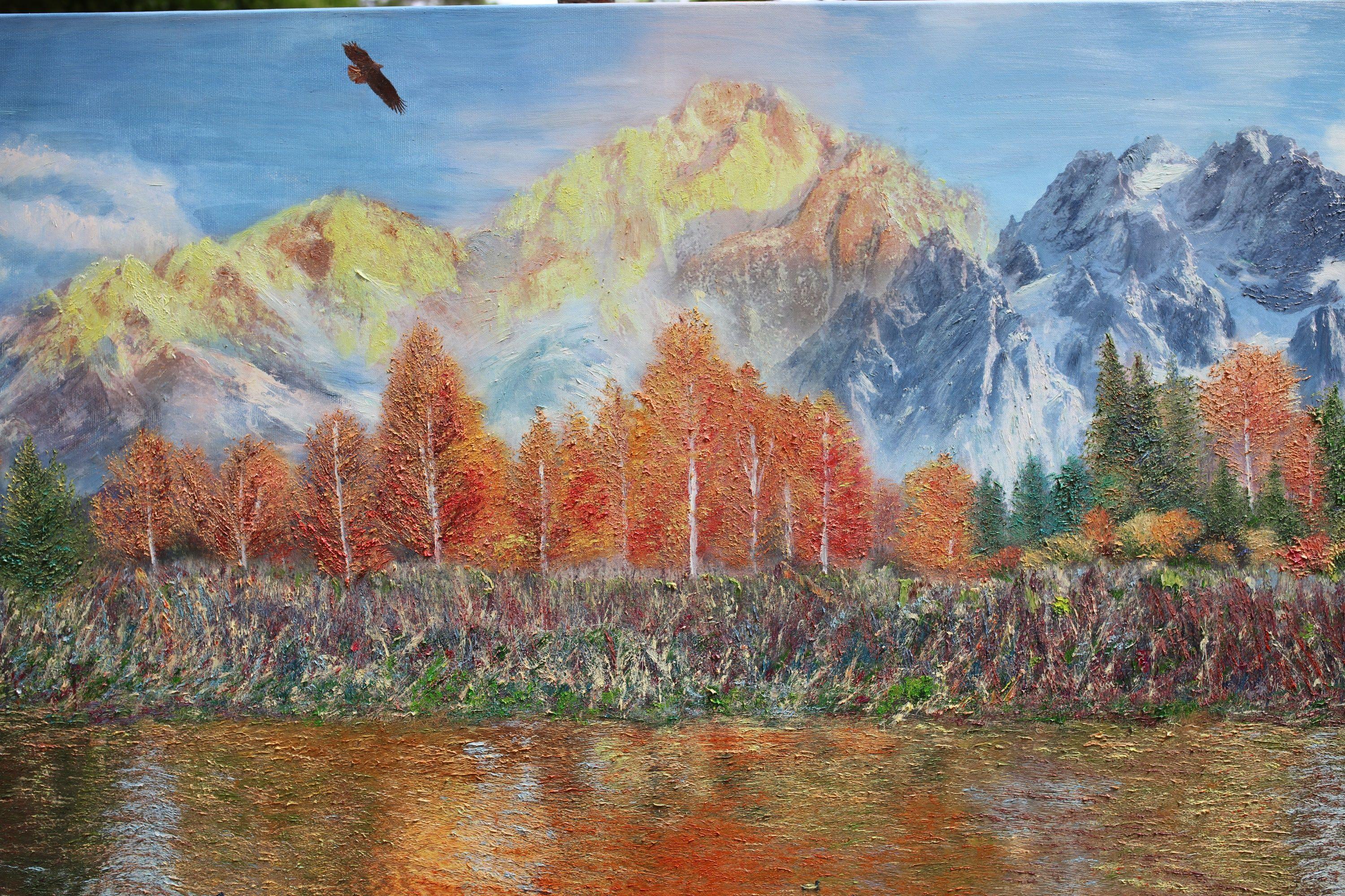 The Great Outdoors, Painting, Oil on Canvas For Sale 2
