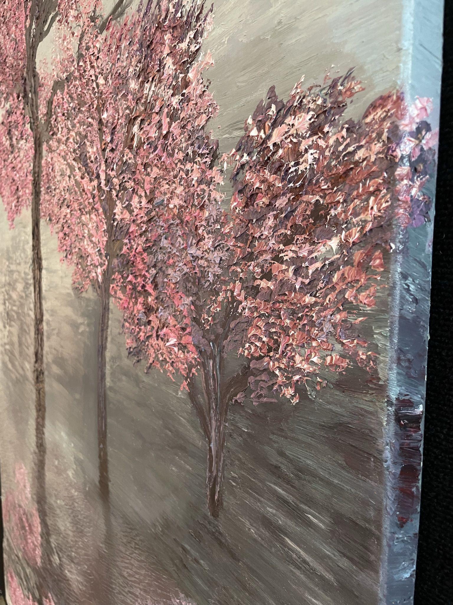 Three Reflections, Painting, Oil on Canvas For Sale 4