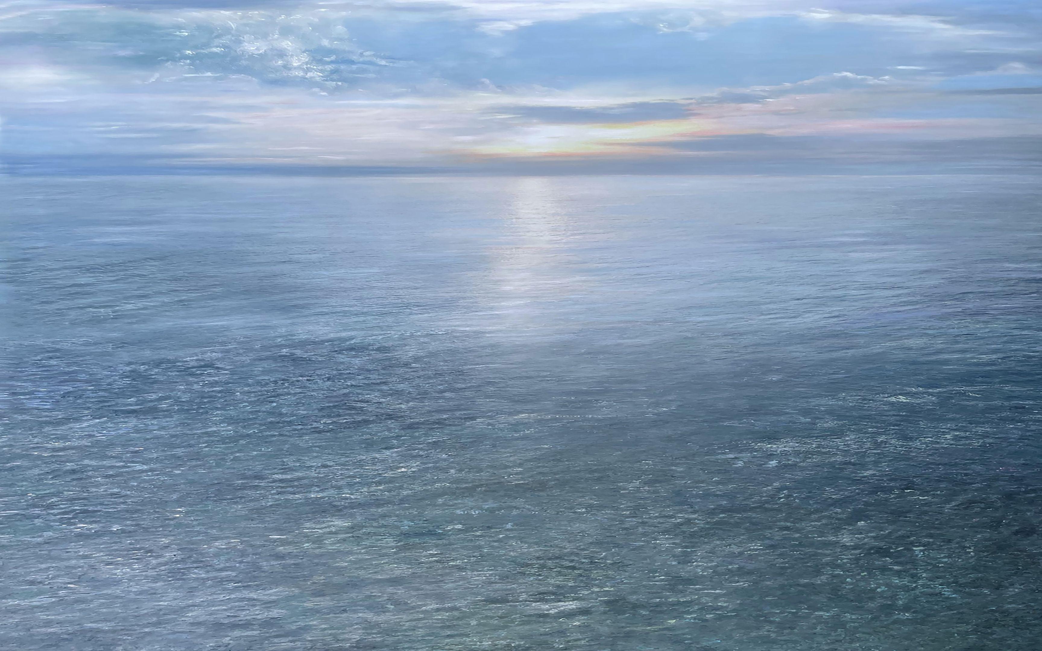 Marée tranquille, peinture, huile sur toile