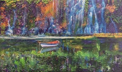 Whispering Waters, peinture, huile sur toile