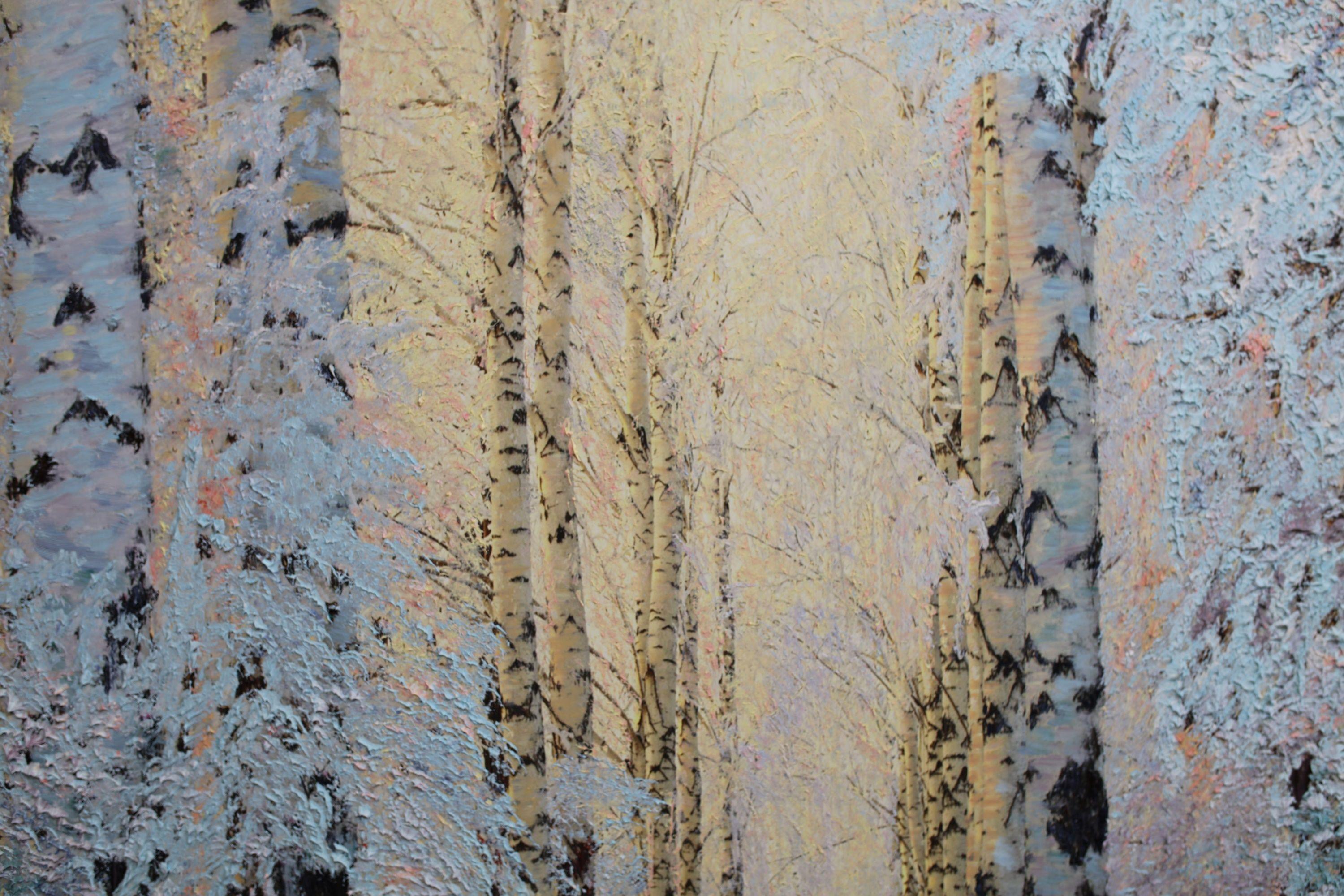 Winter's Dream, Painting, Oil on Canvas For Sale 4
