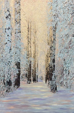 Winter's Dream, Painting, Oil on Canvas