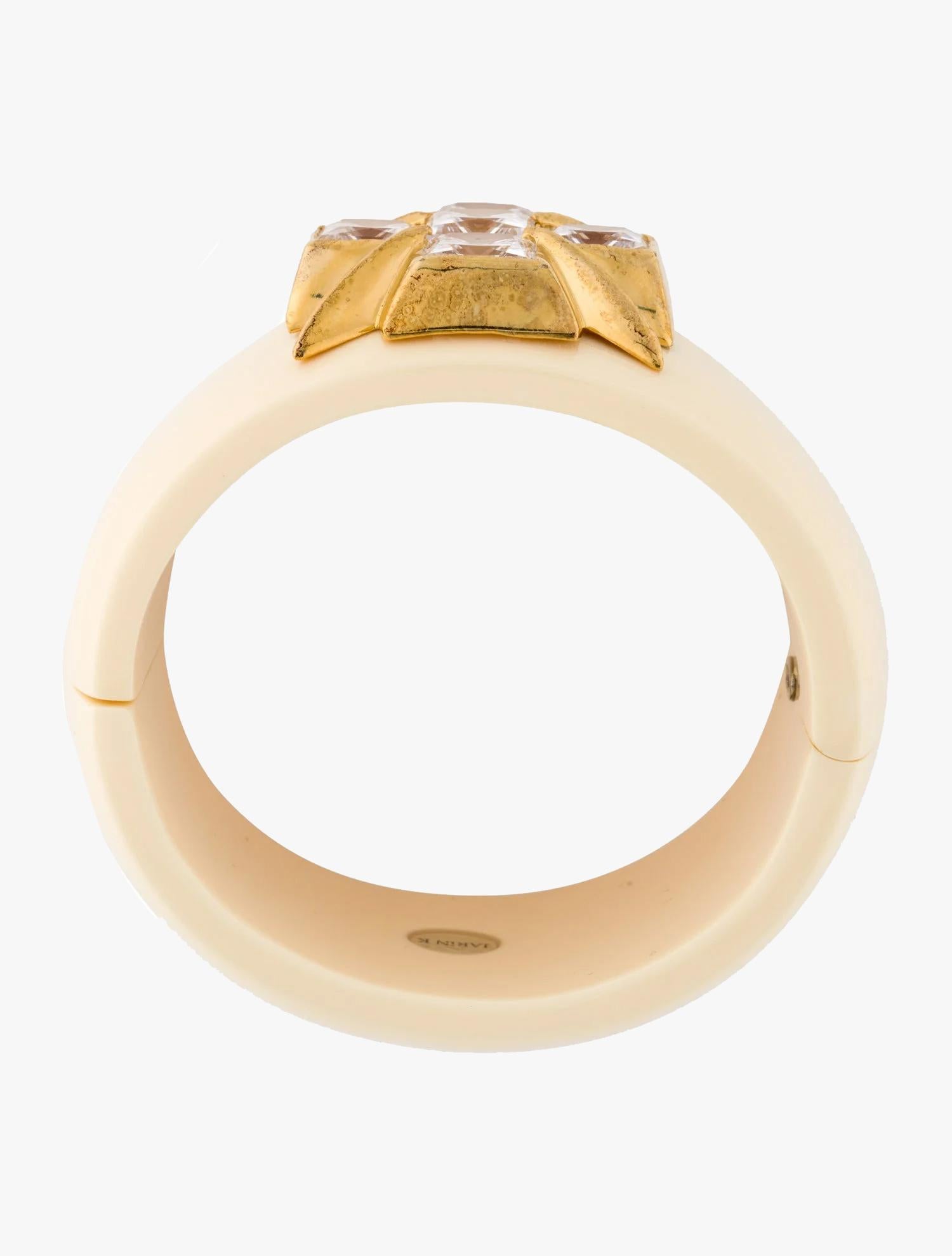 da uomo o donna Bracciale in cristallo e resina di Kenneth Jay Lane in vendita