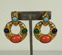 Kenneth Jay Lane Door Knocker Earrings