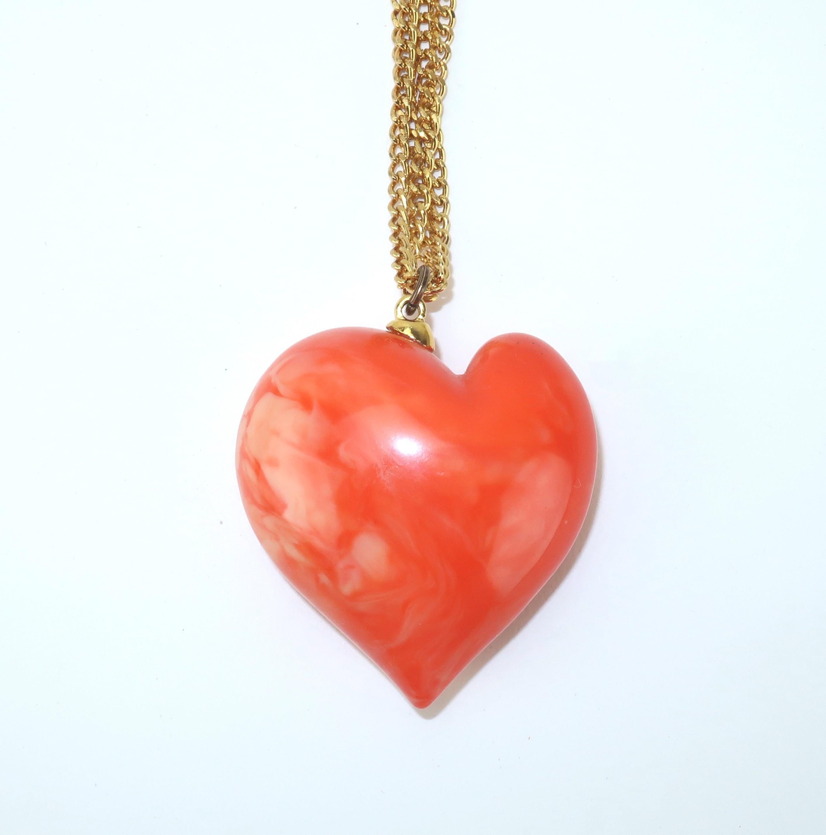 kenneth jay lane heart necklace