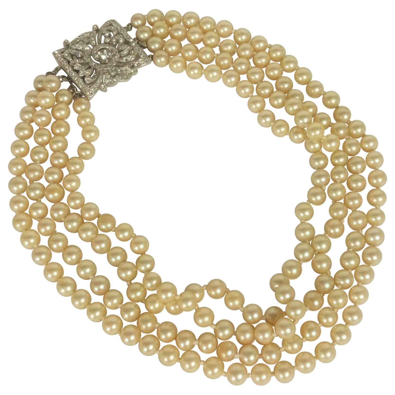 Pre-owned Kenneth Jay Lane Faux Pearls In Multi