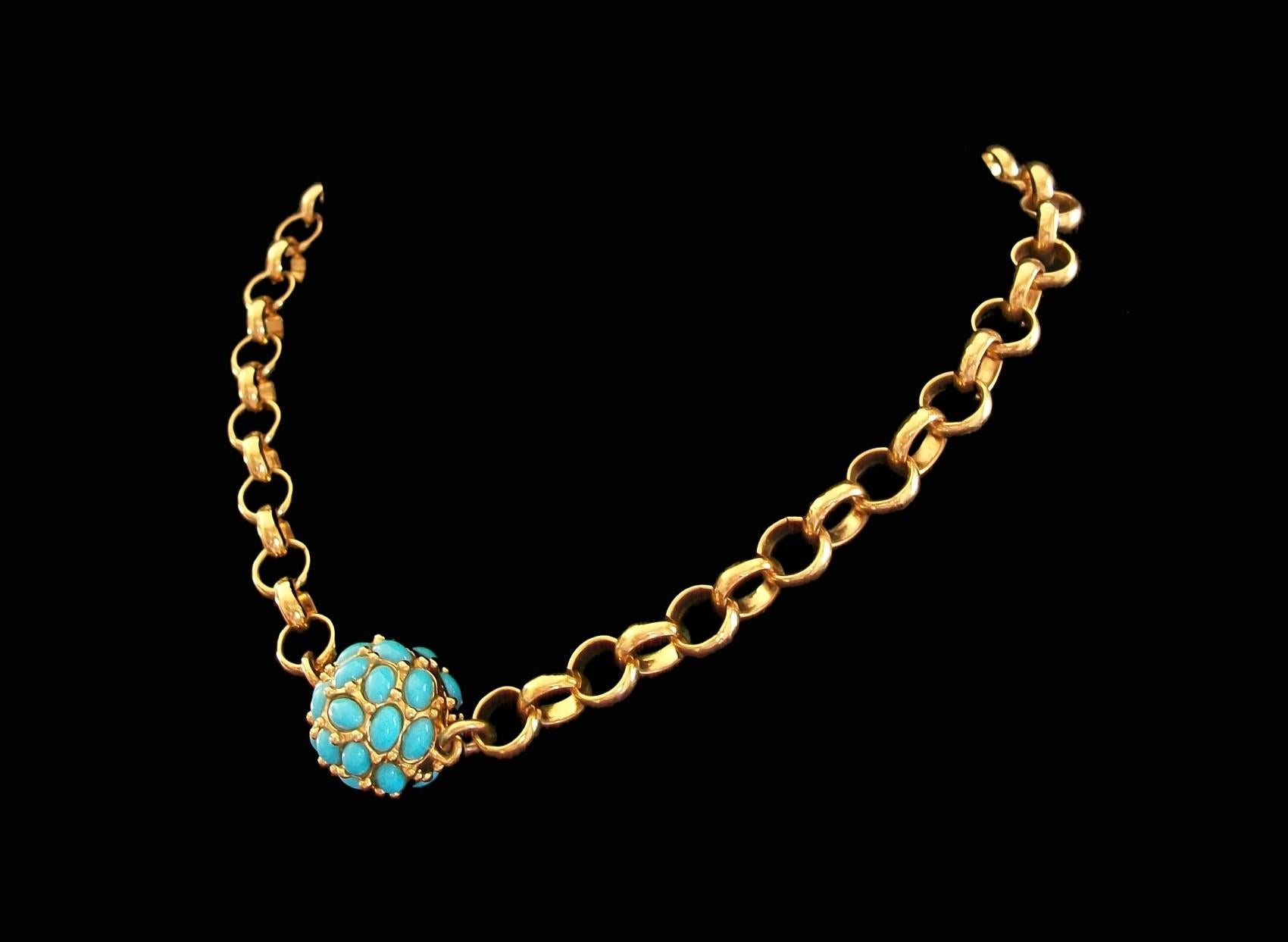 faux turquoise necklace