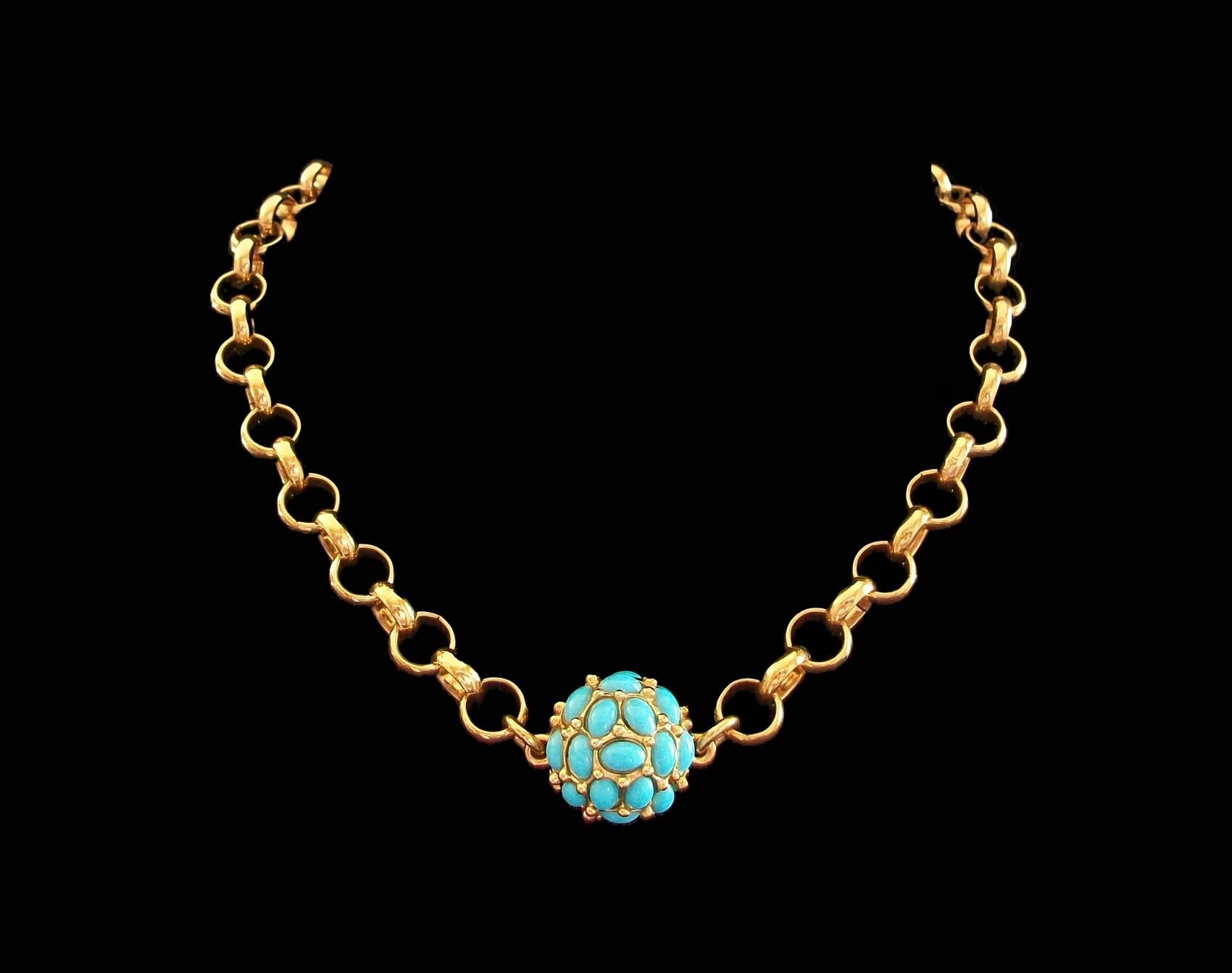 kenneth jay lane turquoise necklace