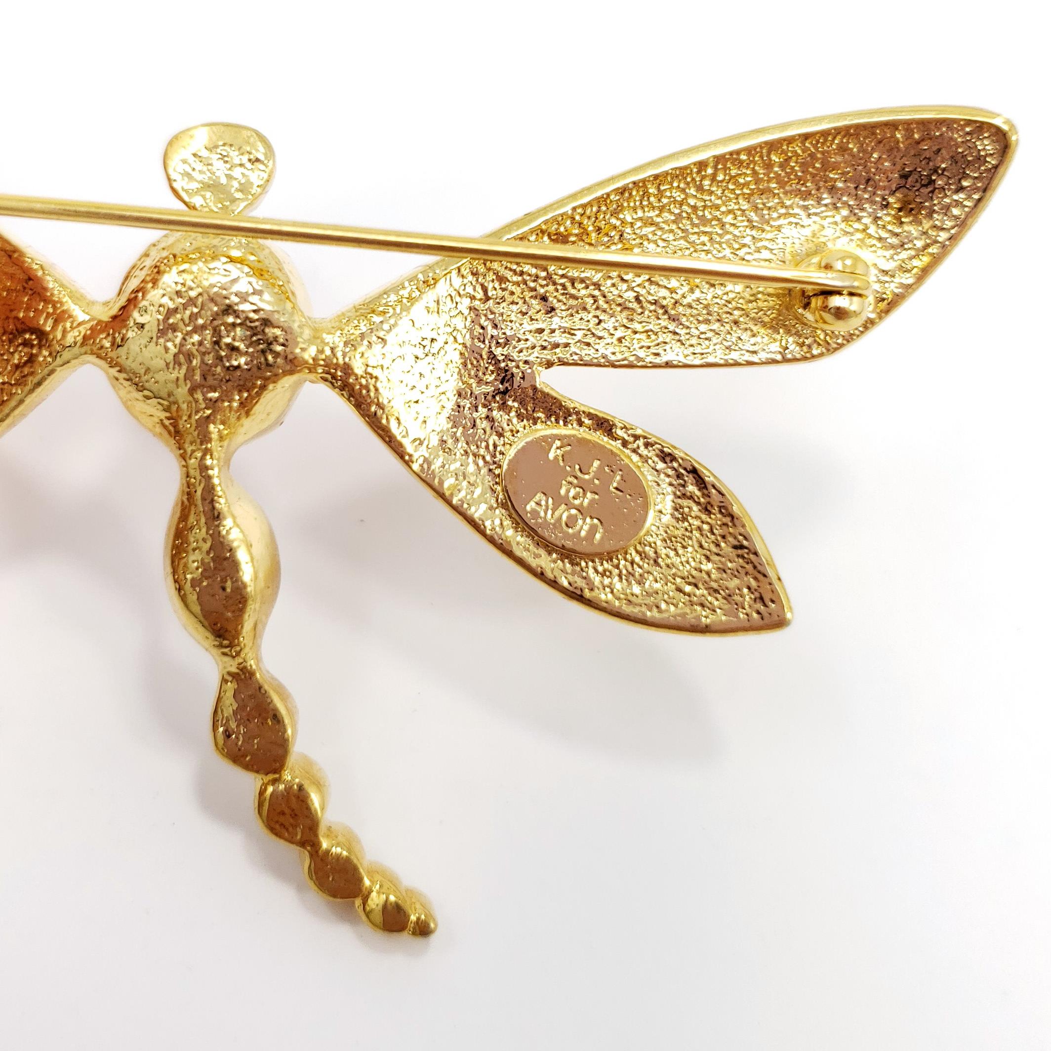 avon butterfly brooch
