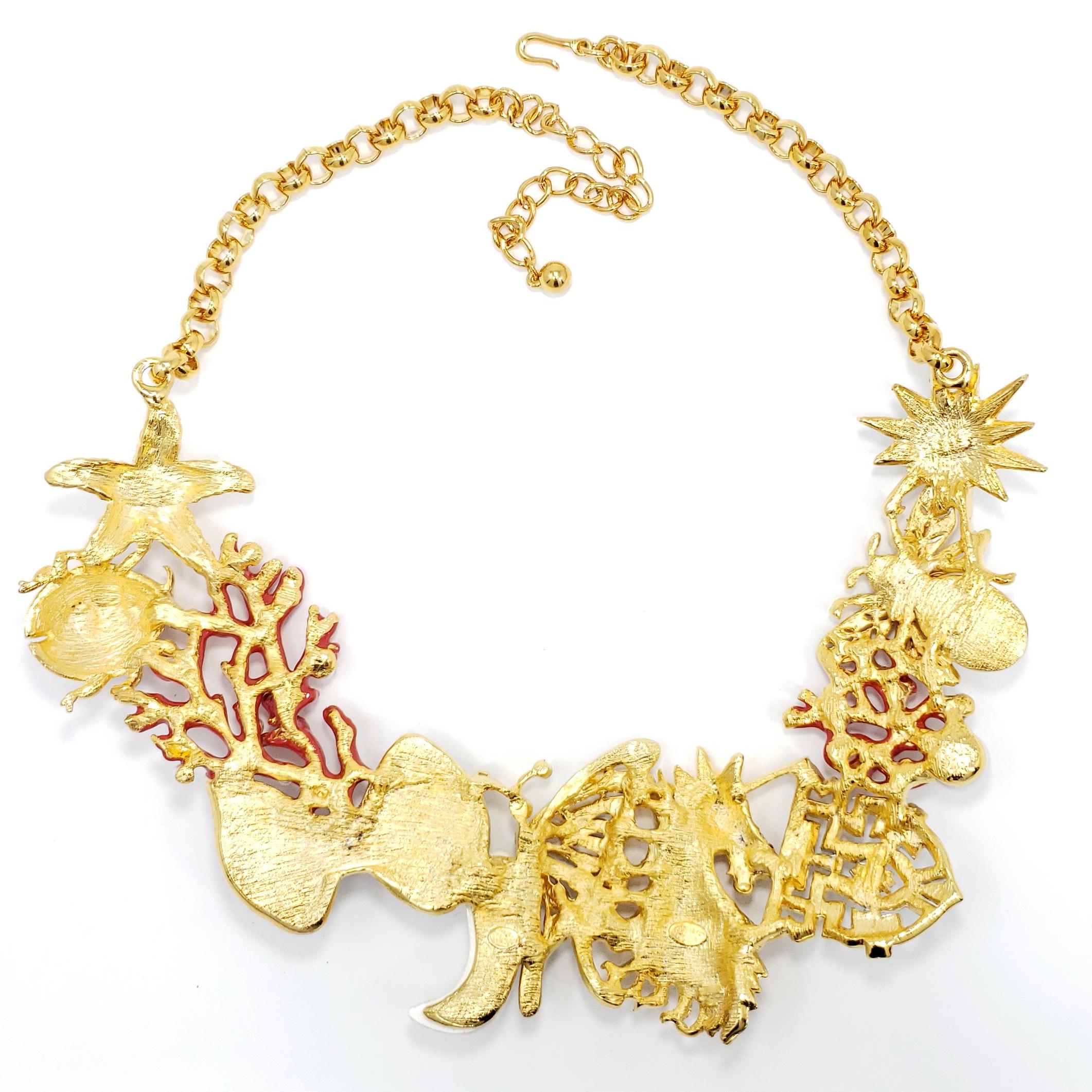 kenneth jay lane butterfly necklace