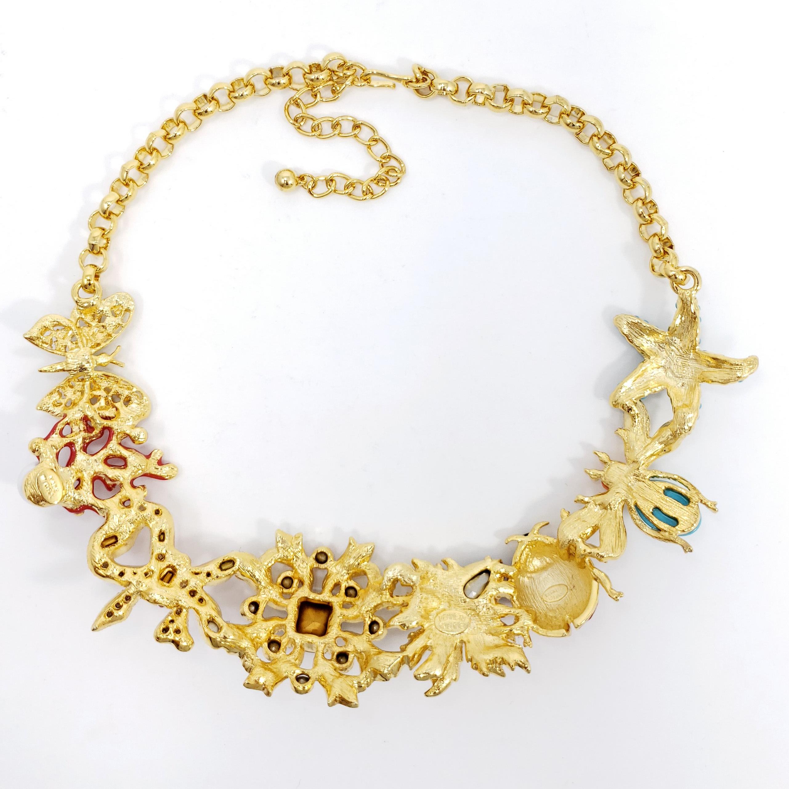 kenneth jay lane collar necklace