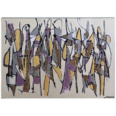 Kenneth Joaquin Acrylic on Canvas Titled "Zulu"