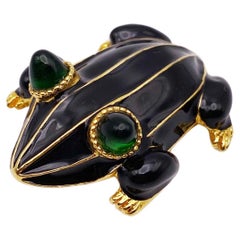 Vintage Kenneth Lane Frog Brooch