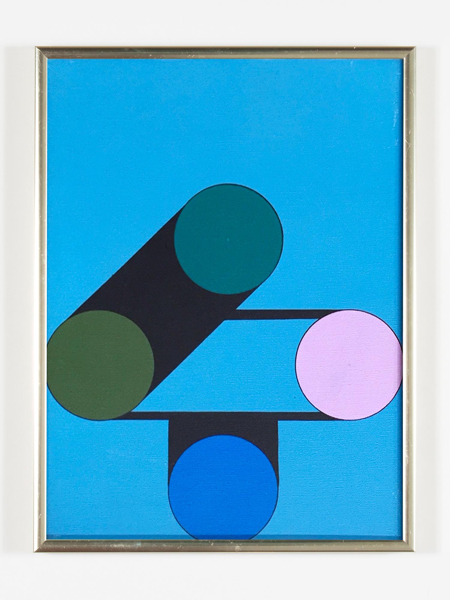 Kenneth Licht Geometric Paintings 9