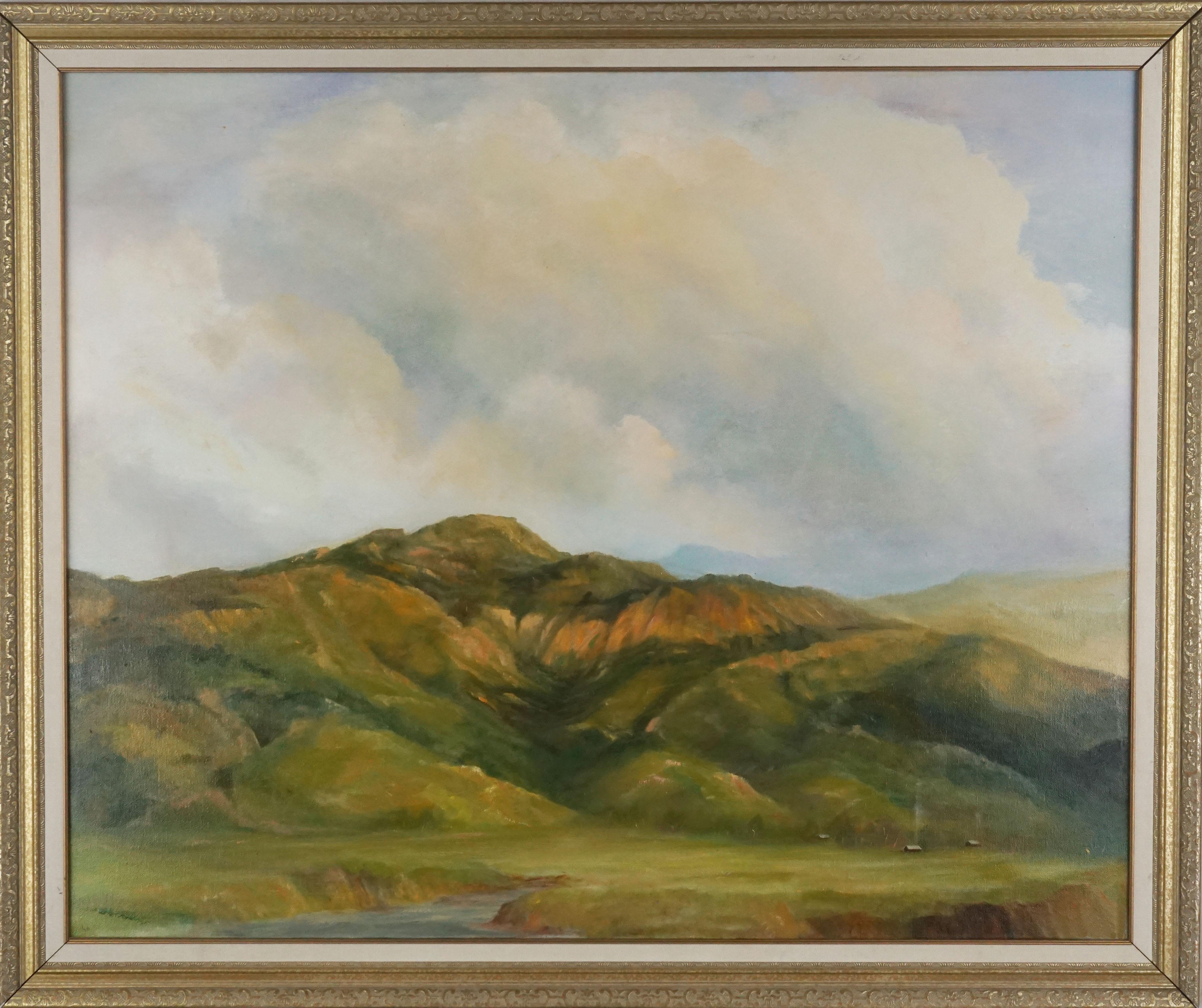 Kenneth Lucas Landscape Painting - California Central Coast Foothills Landscape