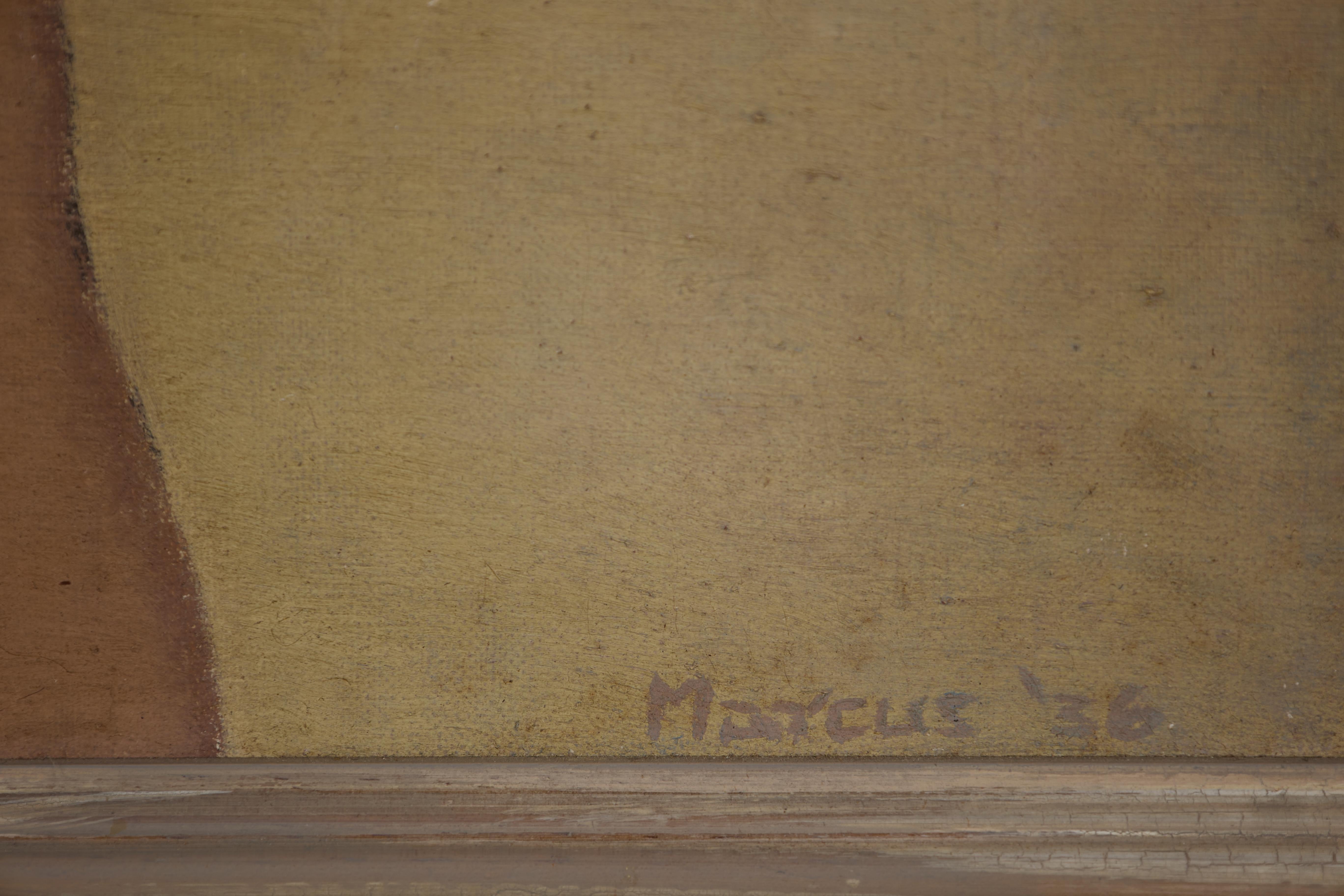 Self Portrait of the Artist, Early 20th Century Oil Painting, Cleveland Artist For Sale 1