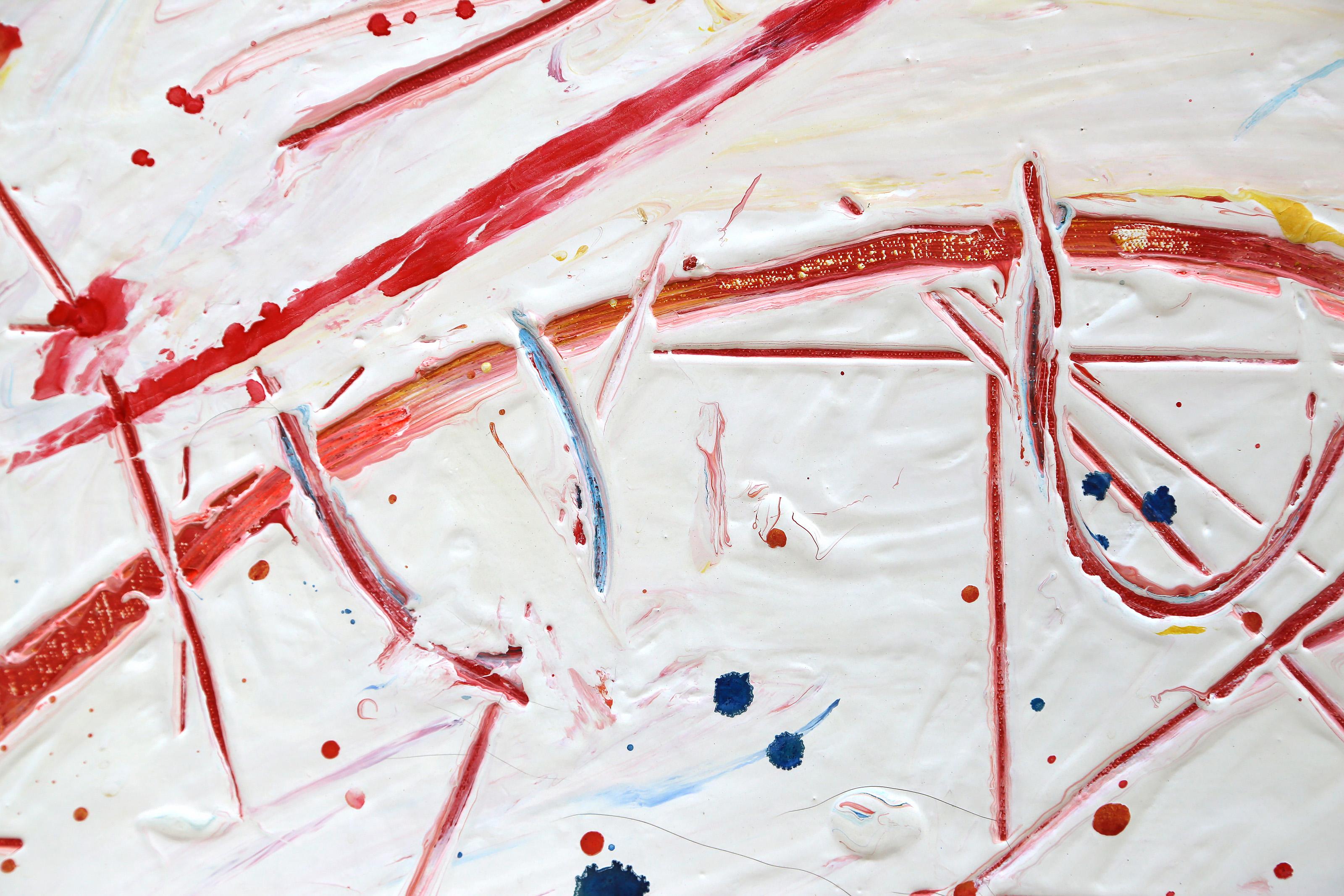 Center Ring 8th Act, Abstract Expressionist Acrylic Painting by Kenneth Morgan For Sale 2