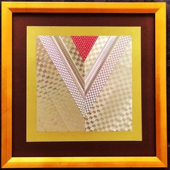 Untitled Chevron Collage, de-accessioned from the Honolulu Museum of Art 