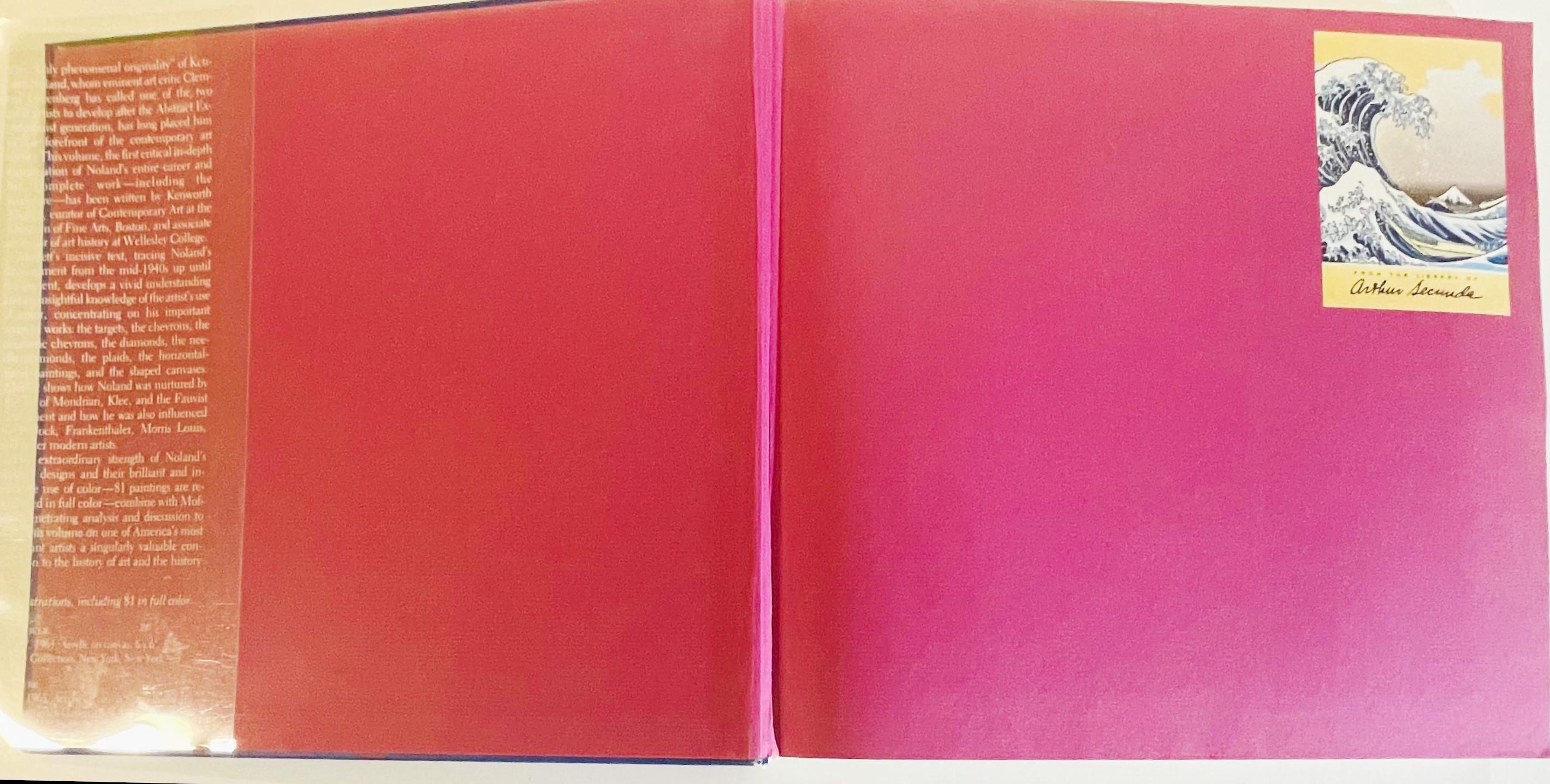 Book: KENNETH NOLAND (hand signed and warmly inscribed to artist Arthur Secunda) For Sale 4