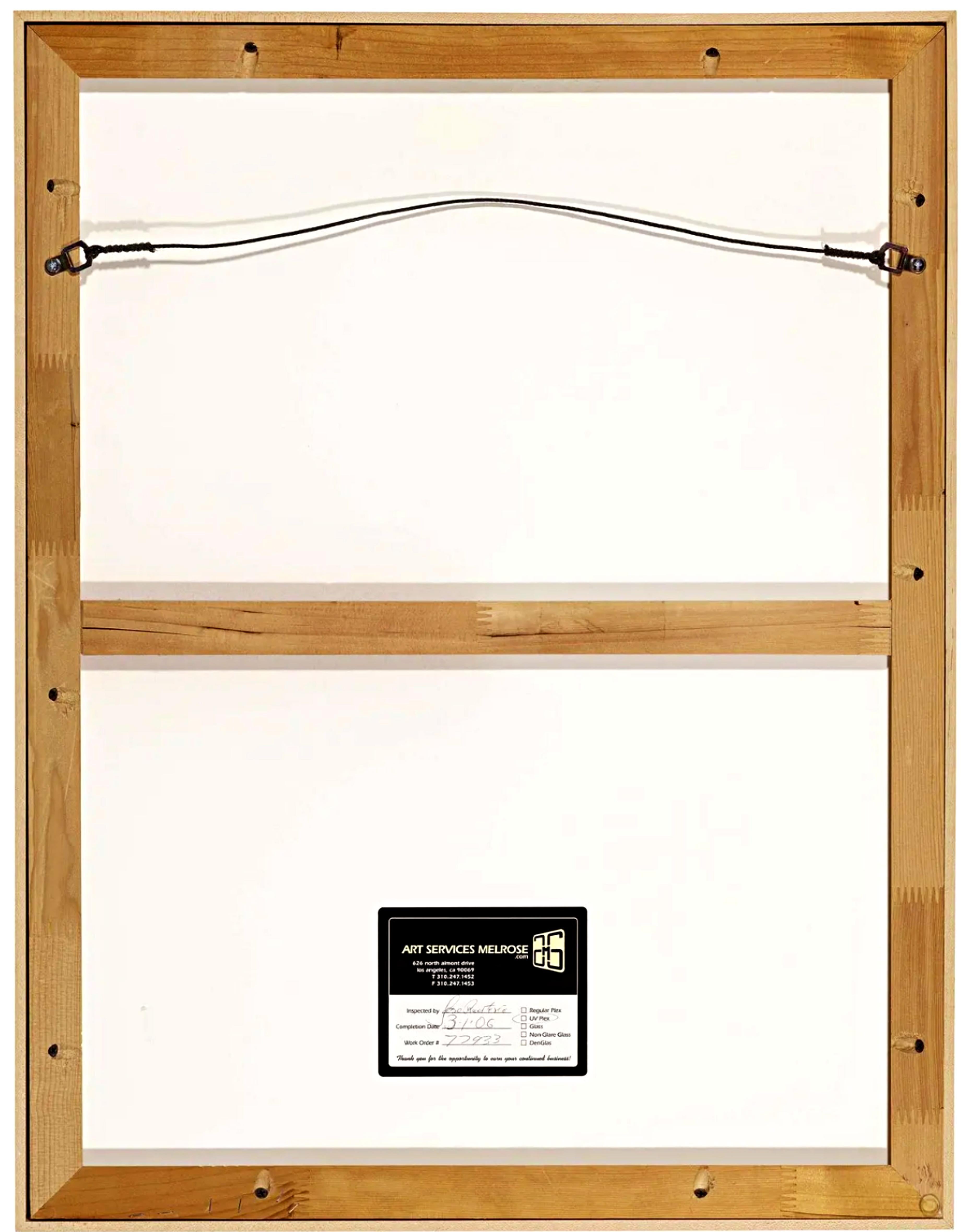 Color Field Target lithograph on hand made paper by Kenneth Noland signed Framed For Sale 5