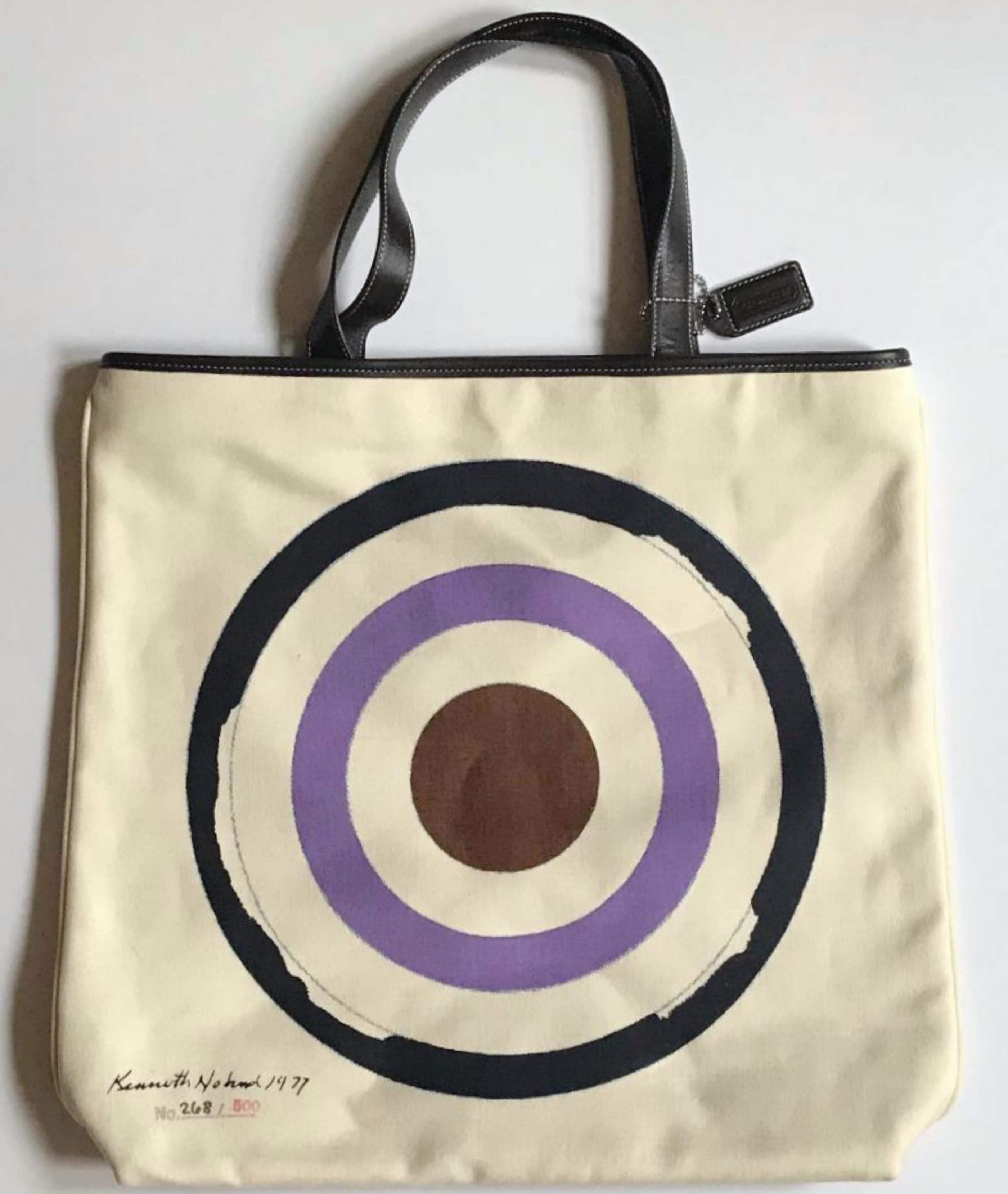 Limited Edition Canvas Tote, 1977 Mixed Media: Silkscreen on Canv - Mixed Media Art by Kenneth Noland