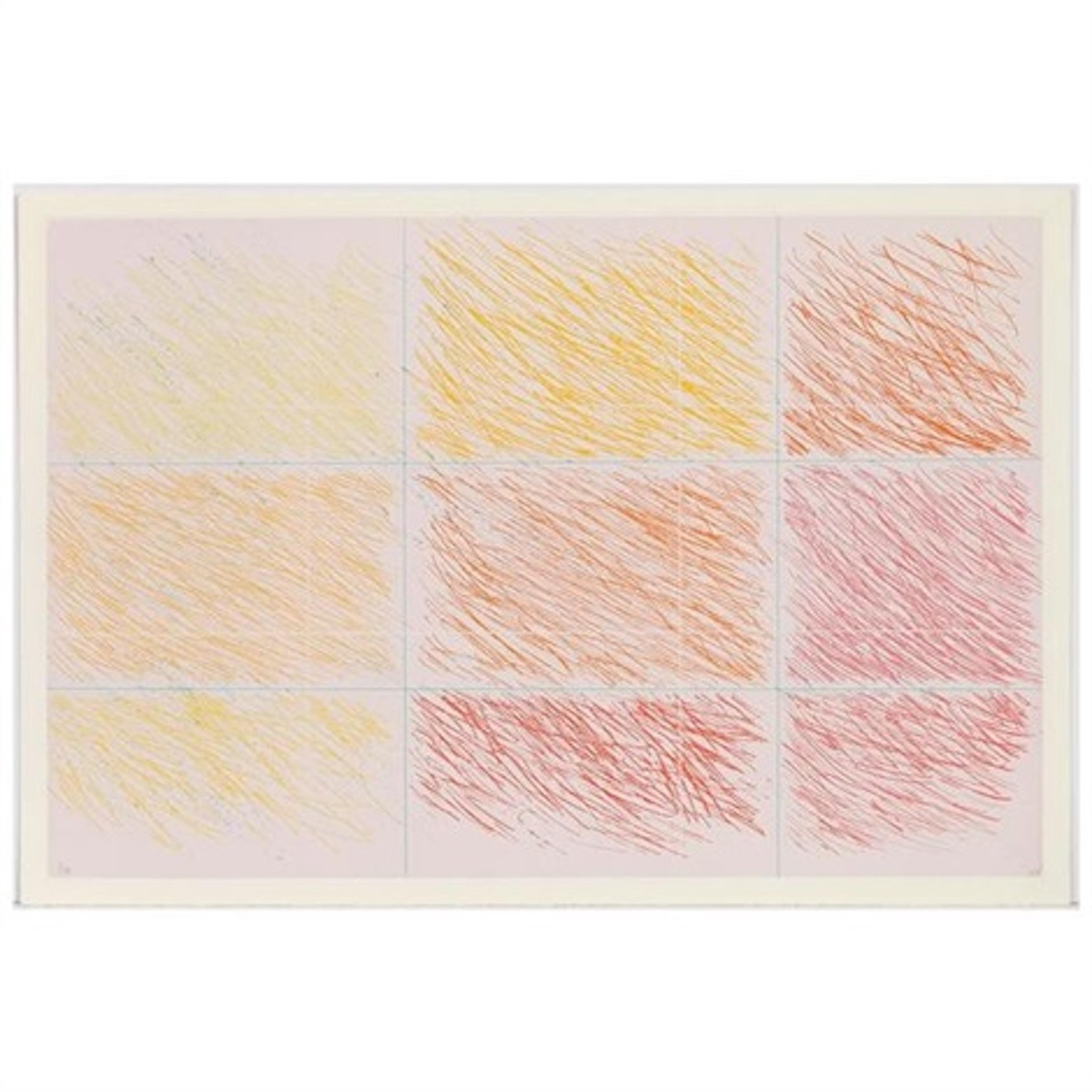 Kenneth Noland Abstract Print - Marron