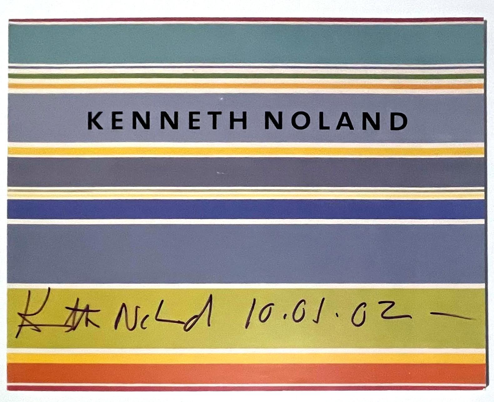 Monograph titled Themes and Variations 1958-2000 (hand signed by Kenneth Noland) For Sale 1