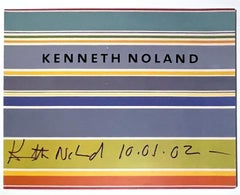 Monographe intitulée Themes and Variations 1958-2000 (signée à la main par Kenneth Noland)