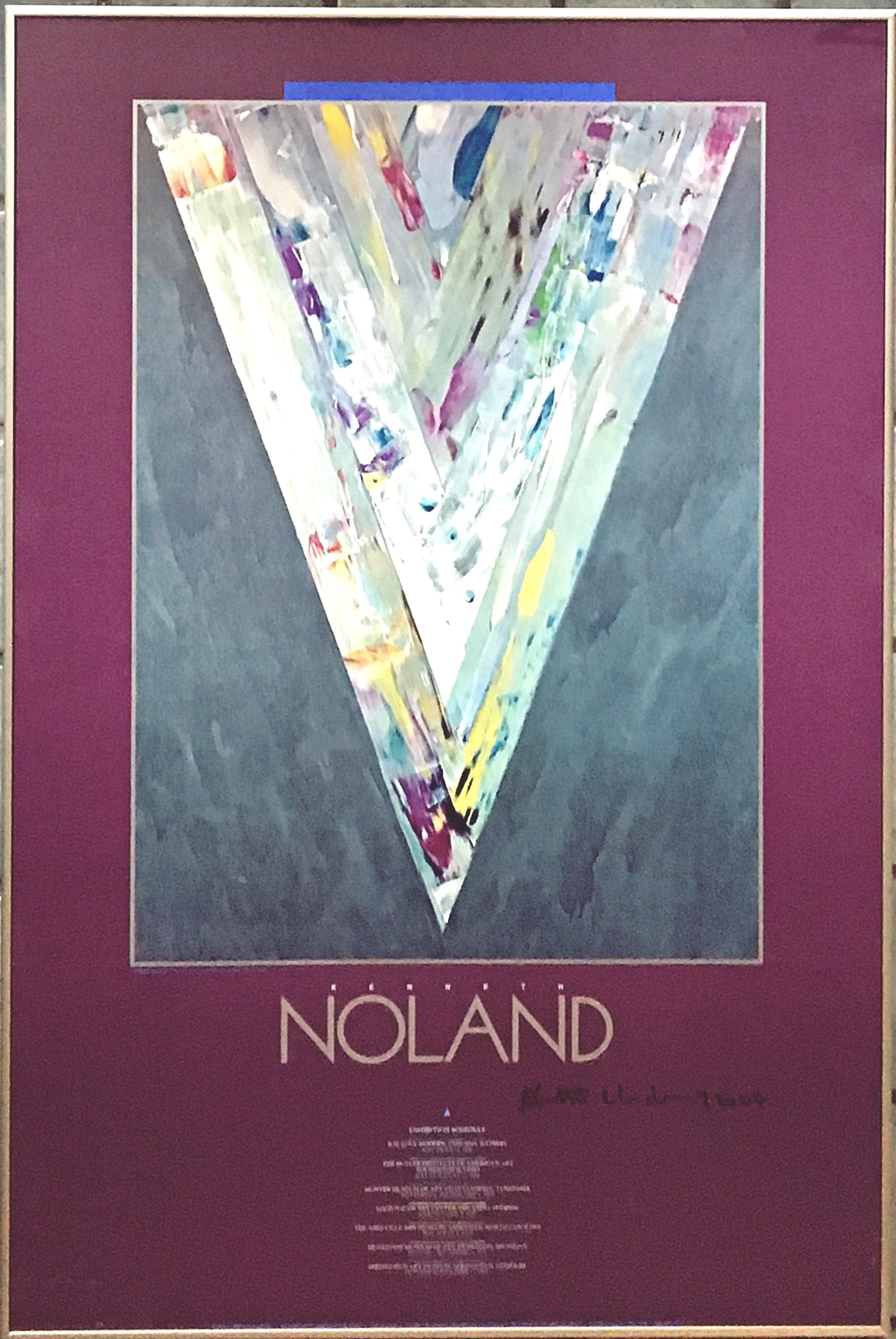 NOLAND (Hand Signed) - Print by Kenneth Noland