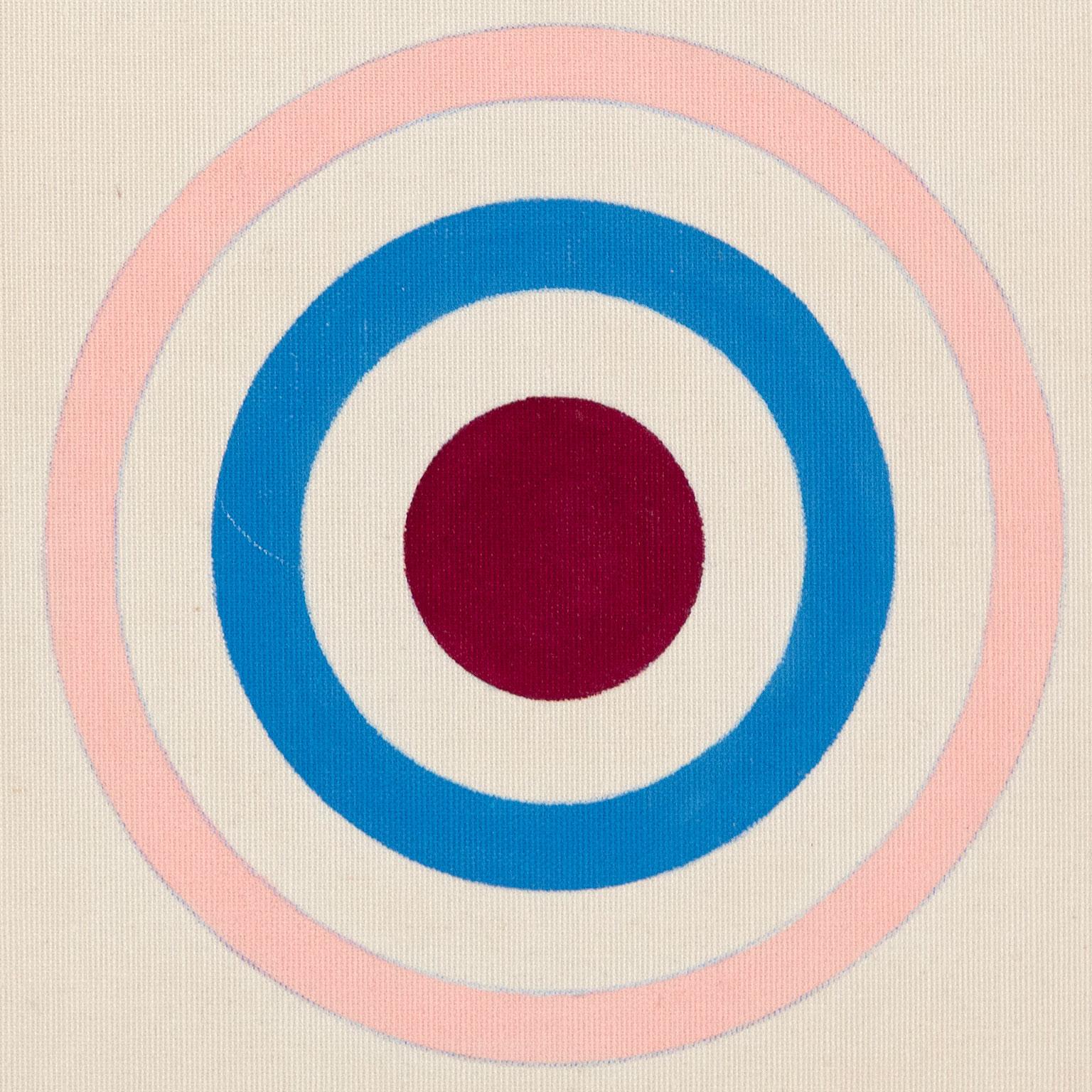 Untitled (Painted Book) - Beige Abstract Print by Kenneth Noland