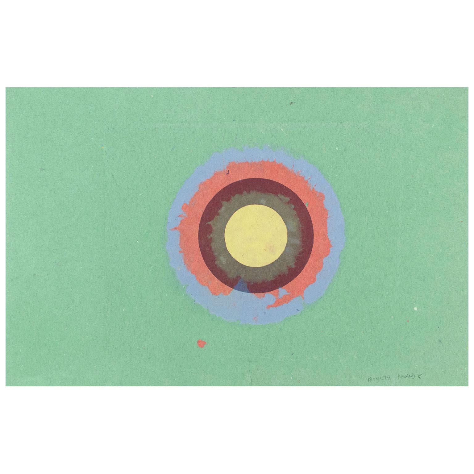 Sea Foam Circle II - Print by Kenneth Noland