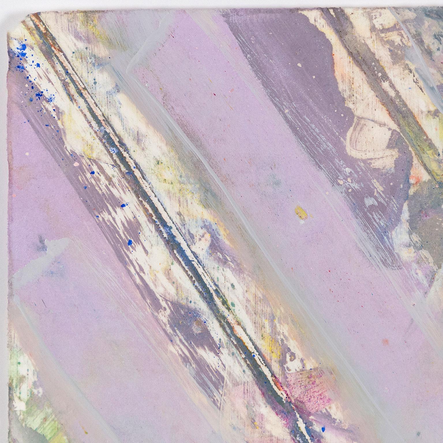 Violet Chevron - Color-Field Print by Kenneth Noland