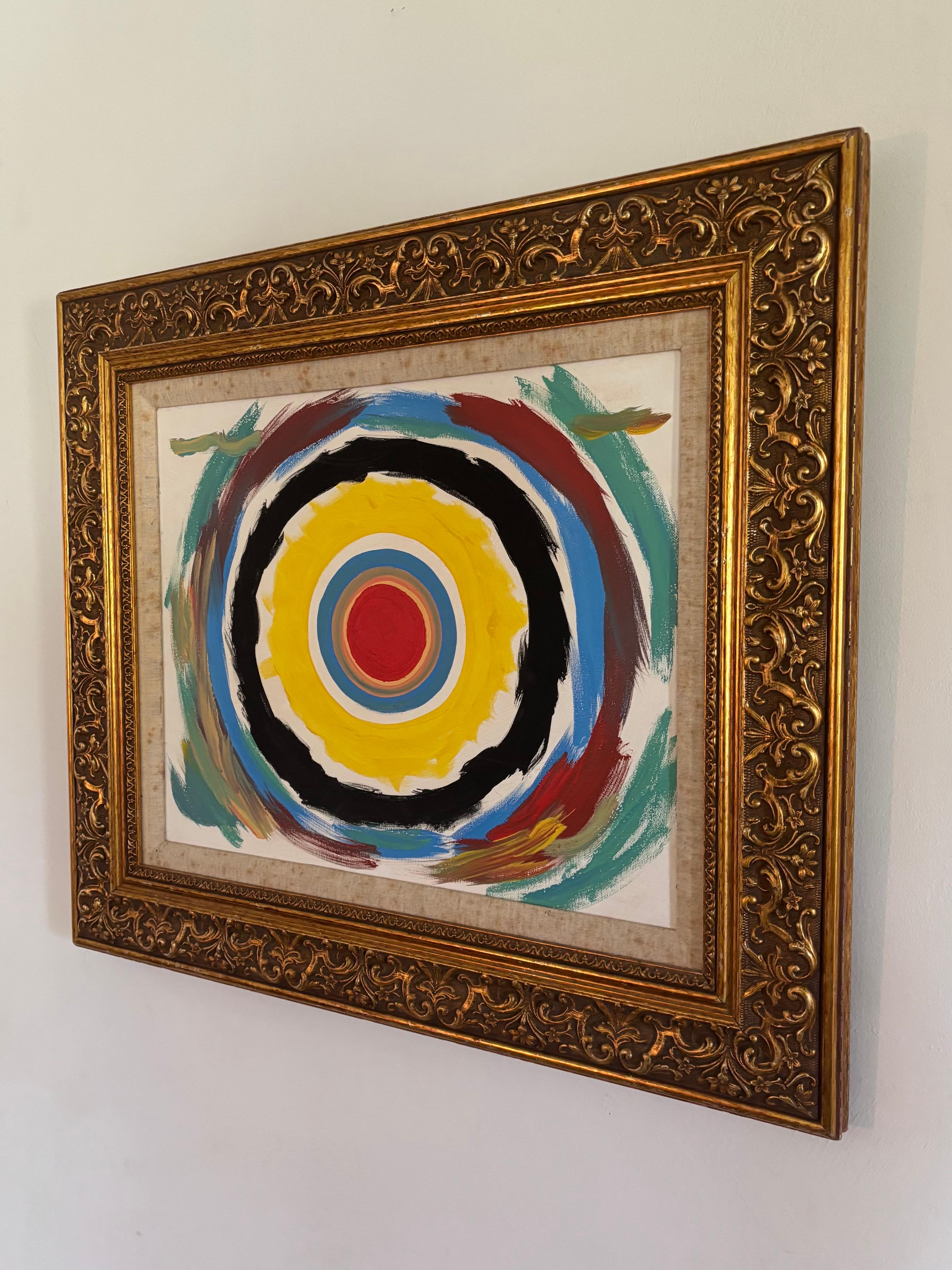 Americano Obiettivo su tela di Kenneth Noland in vendita