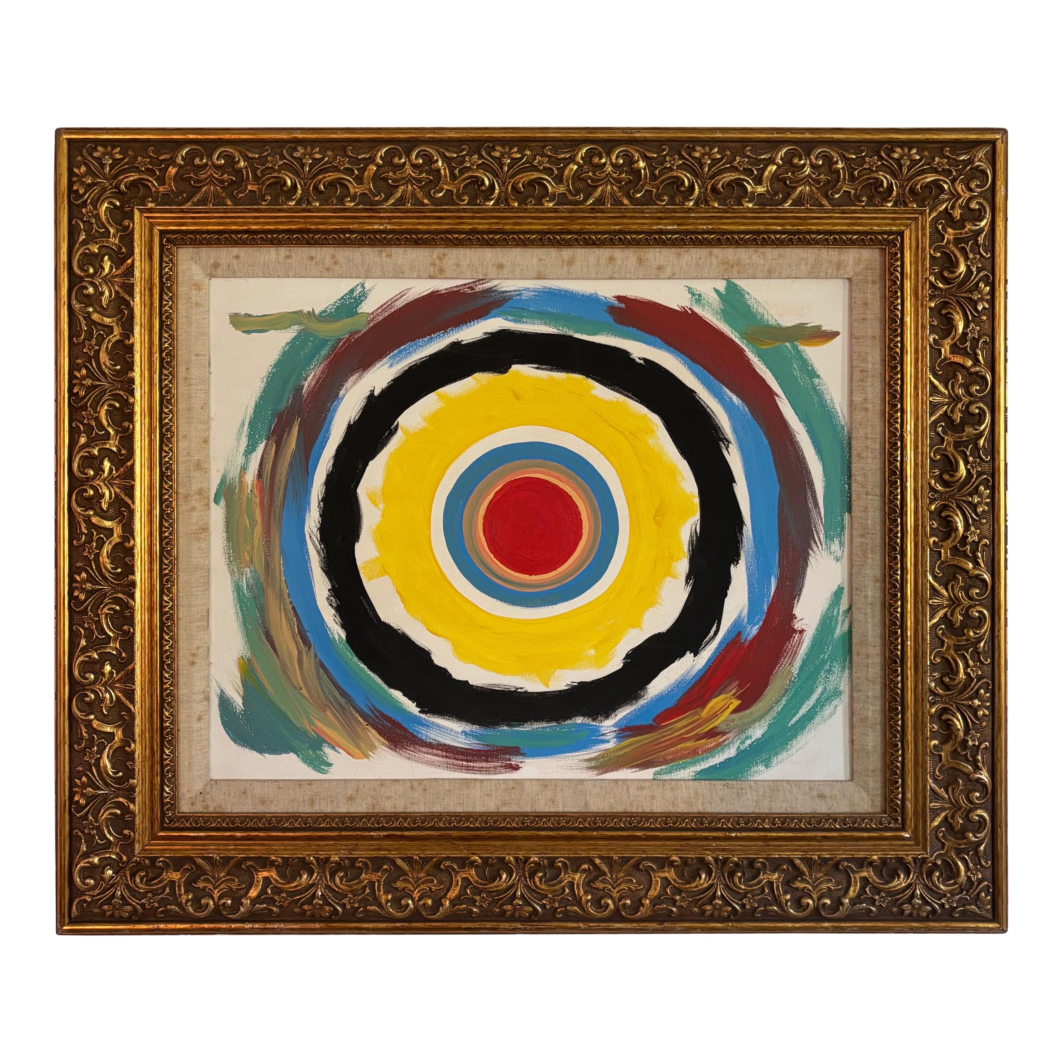 Obiettivo su tela di Kenneth Noland in vendita