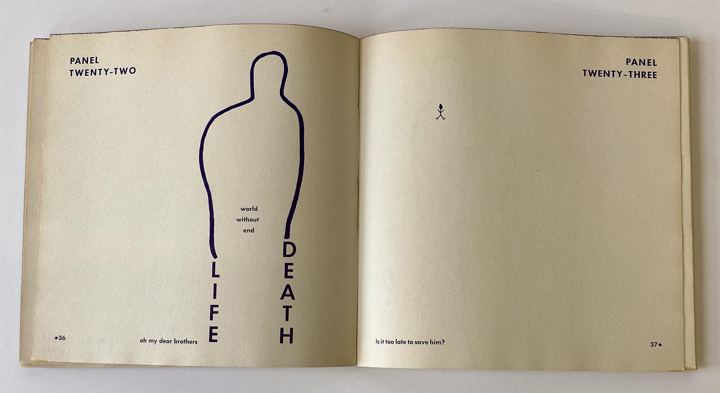 Libro d'artista di Kenneth Patchen con dipinto originale In condizioni buone in vendita a New York, NY