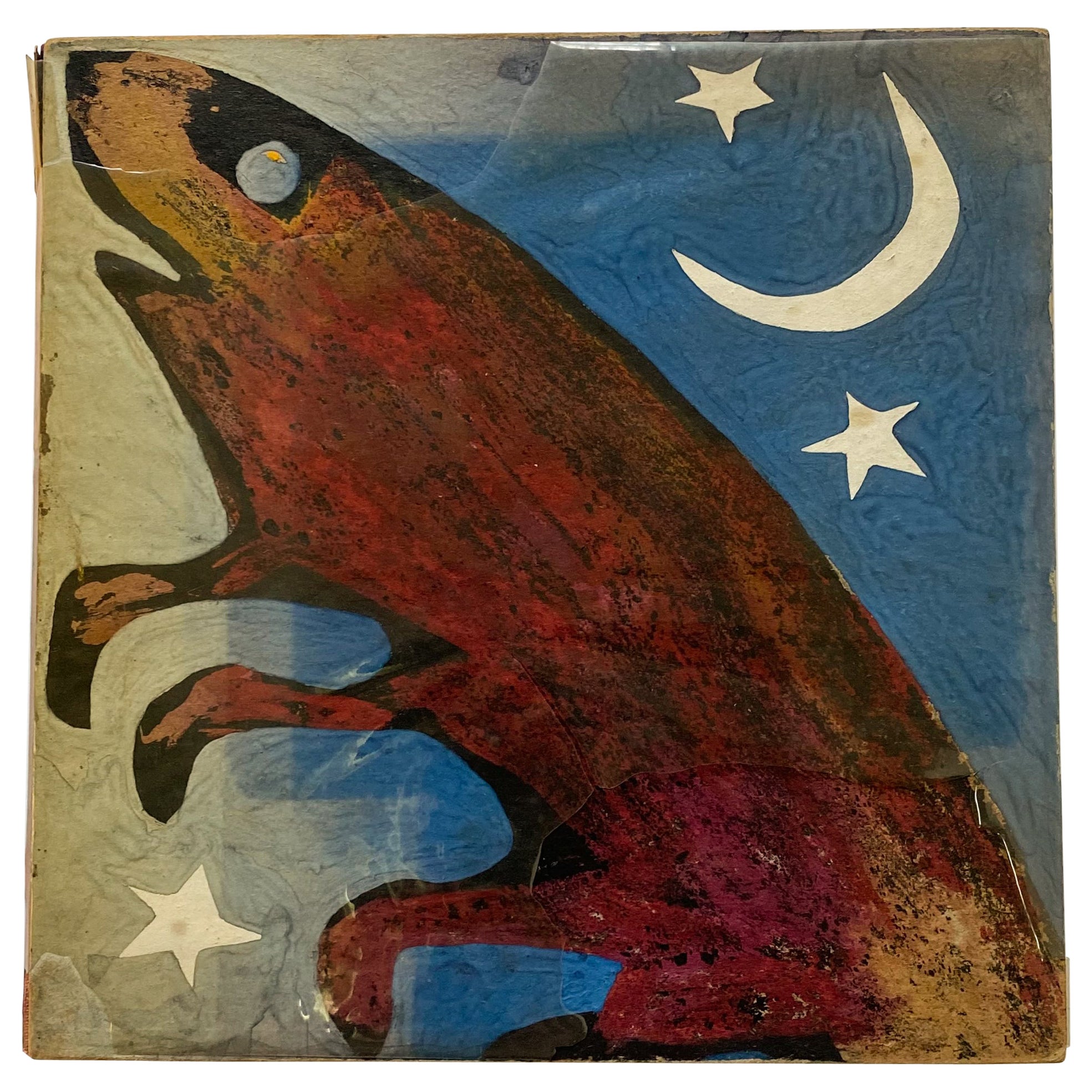 Libro de artista de Kenneth Patchen con pintura original en venta