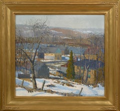 Snowy Winter Landscape on the Delaware