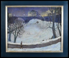 Winter Gardens - Mid 20th Century Modernist Scottish Landscape Painting
