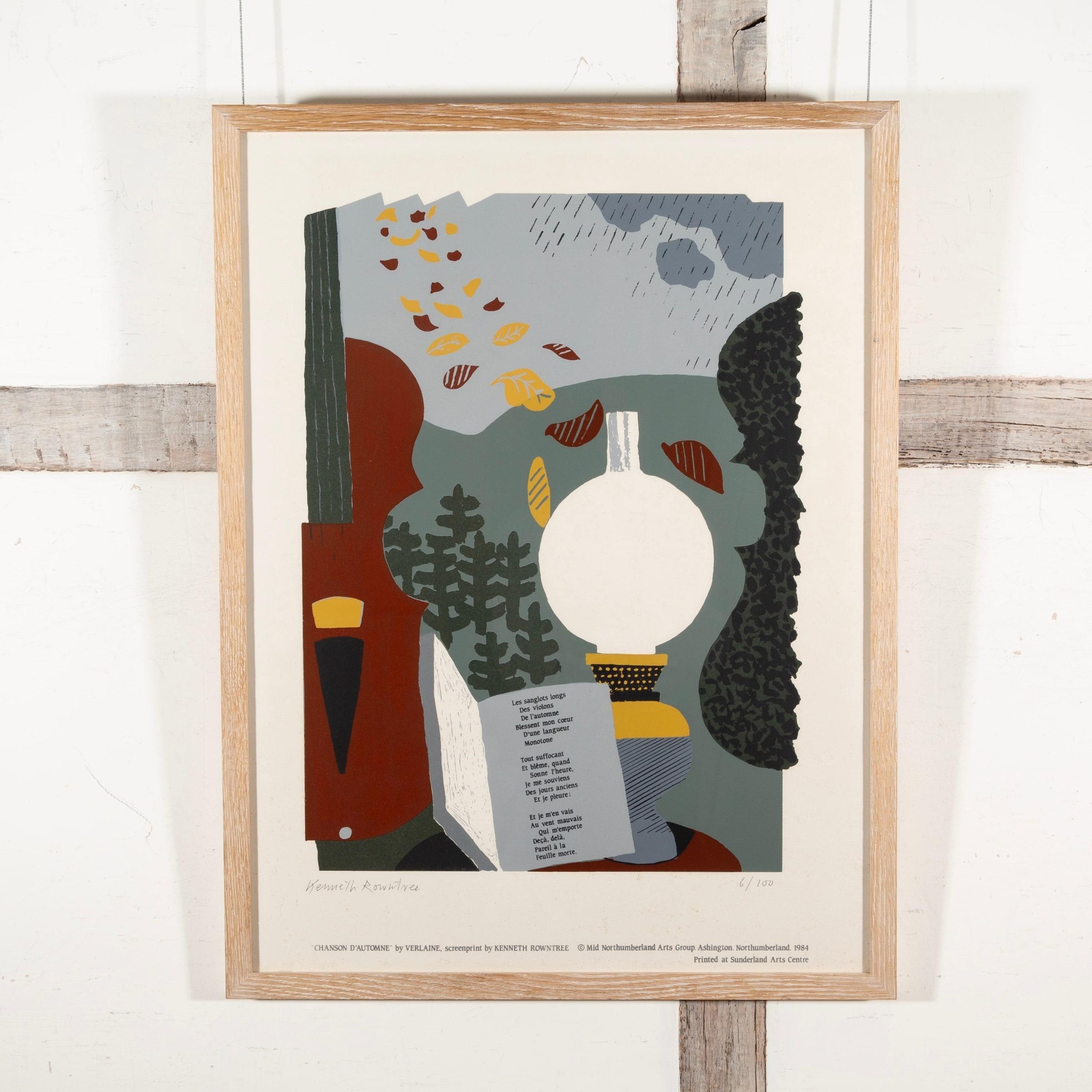 Chanson d'Automne (Autumn Song) by Kenneth Rowntree, 1984 For Sale 1