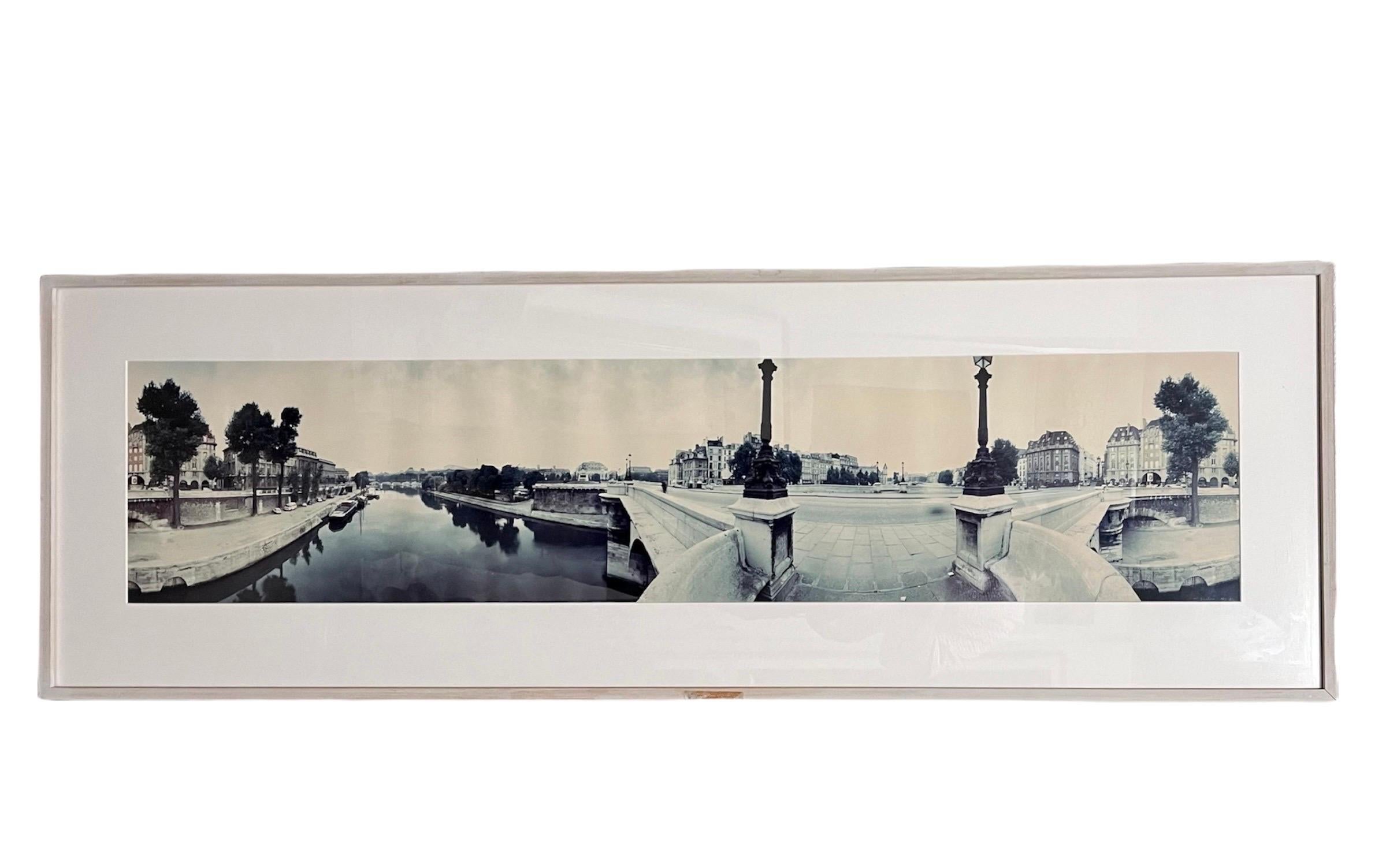 Kenneth Snelson Vintage C-Print Panoramic Photograph of Paris Chromogenic Photo  For Sale 7