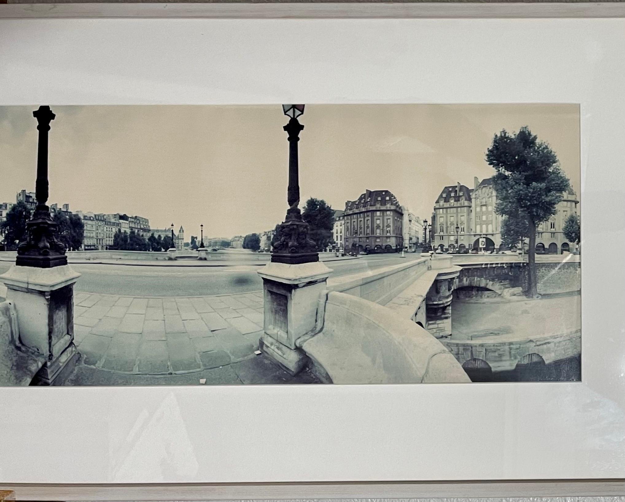 Kenneth Snelson Vintage C-Print Panoramic Photograph of Paris Chromogenic Photo  For Sale 2