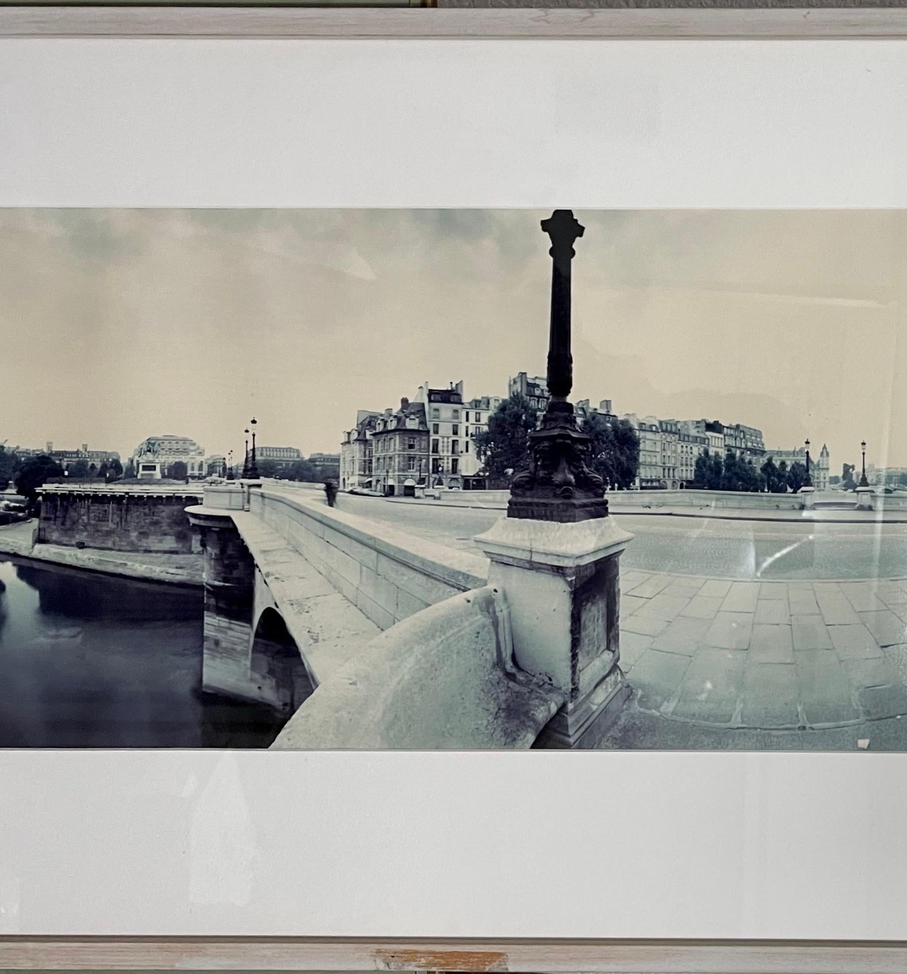 Kenneth Snelson Fotografia panoramica di Parigi stampata a C d'epoca Foto cromogenica in vendita 7