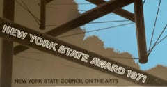 New York State Council on the Arts vintage offset lithograph poster abstract
