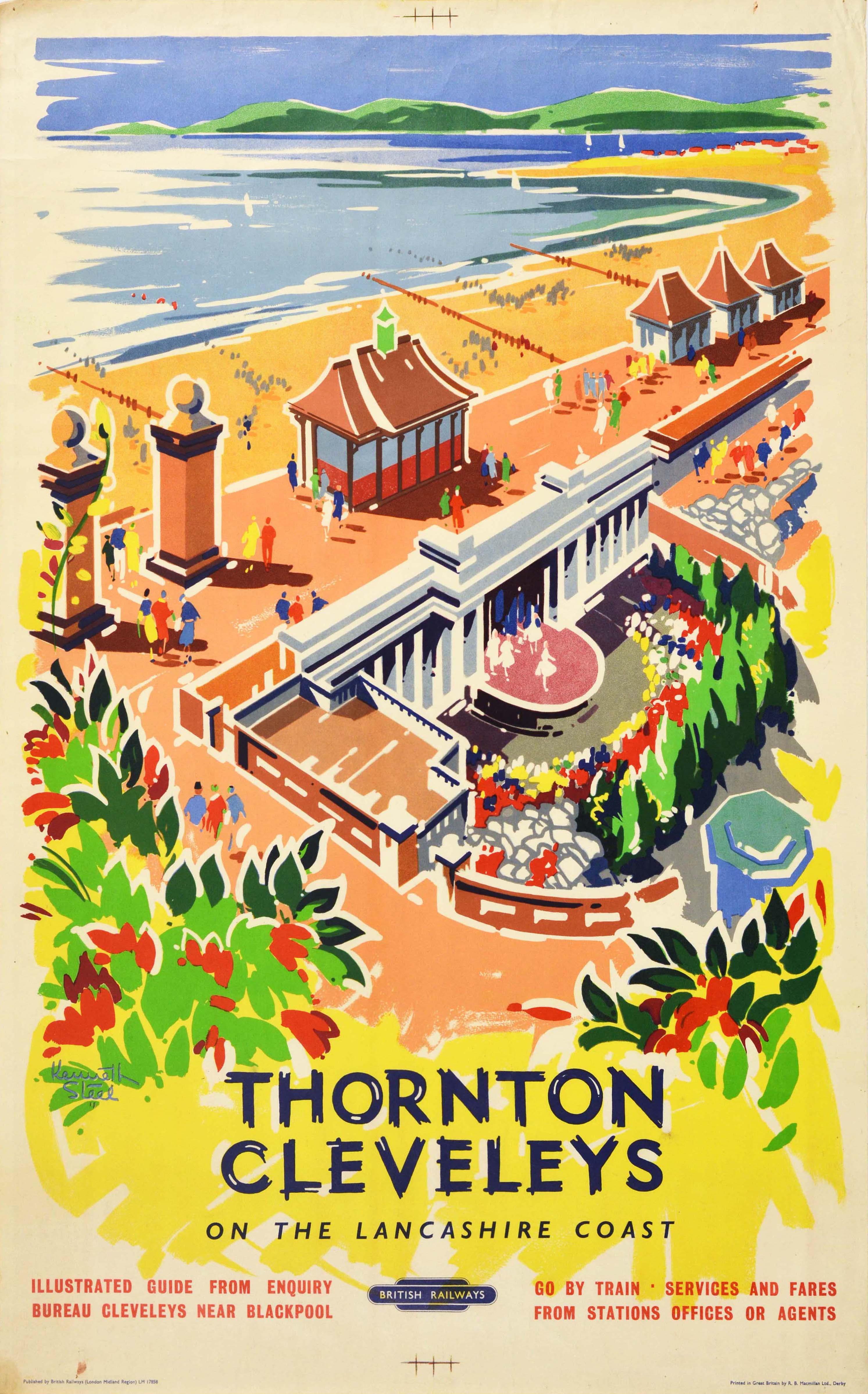 Vintage Transport Railway Rail Travel Poster RE PRINT Fleetwood 