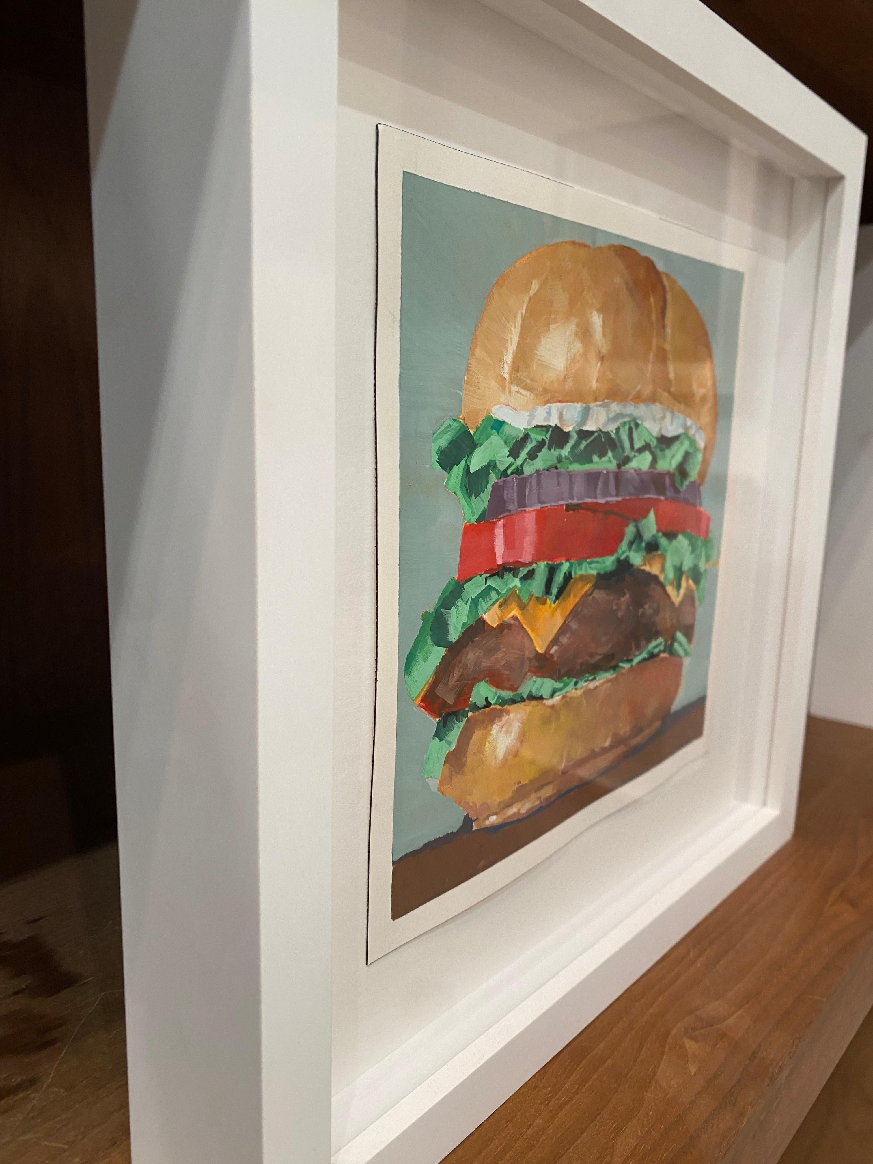 Hamburger - Painting Realismo di Kenneth Toohey