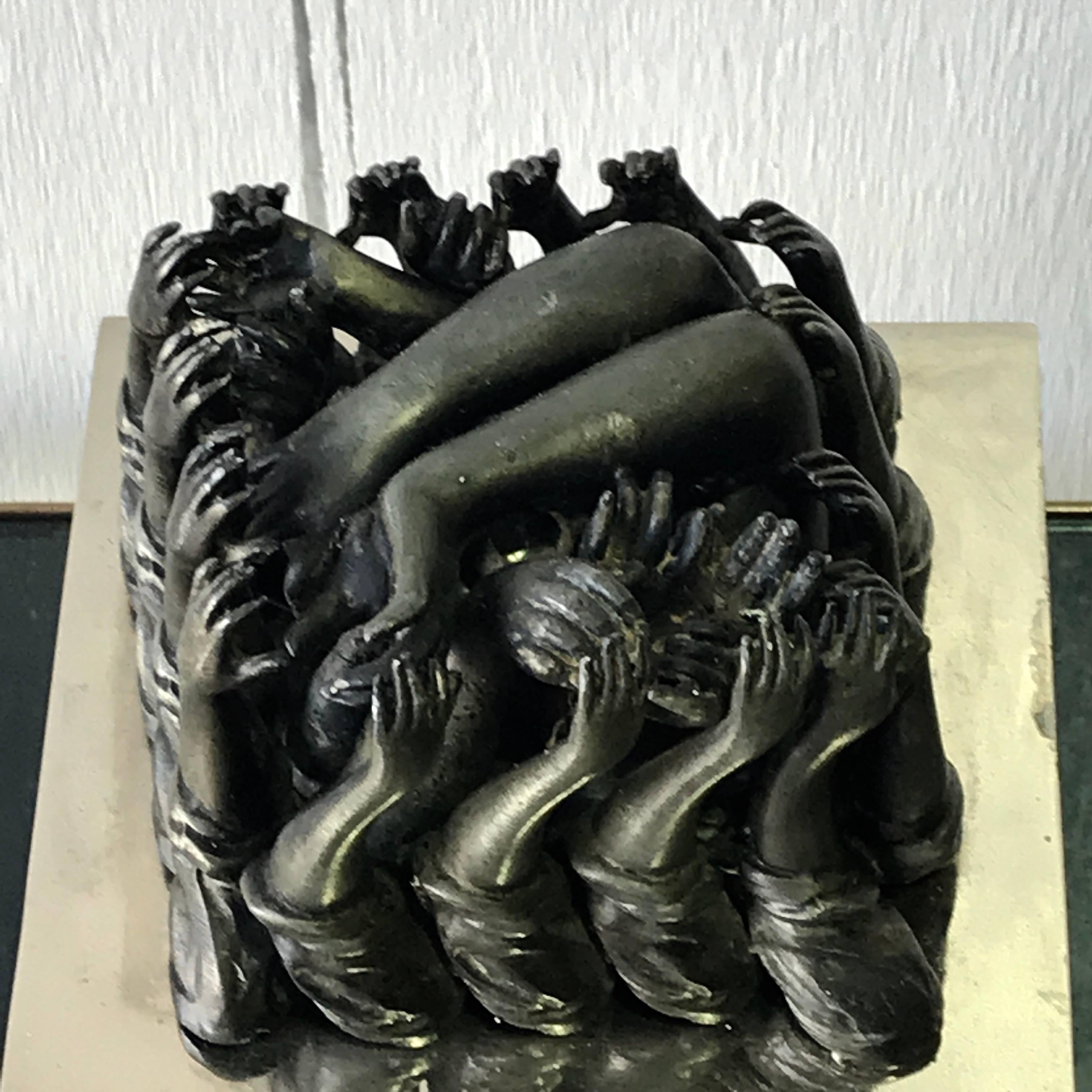 Bronze Kenneth Treister Miami Holocaust Memorial Maquette For Sale