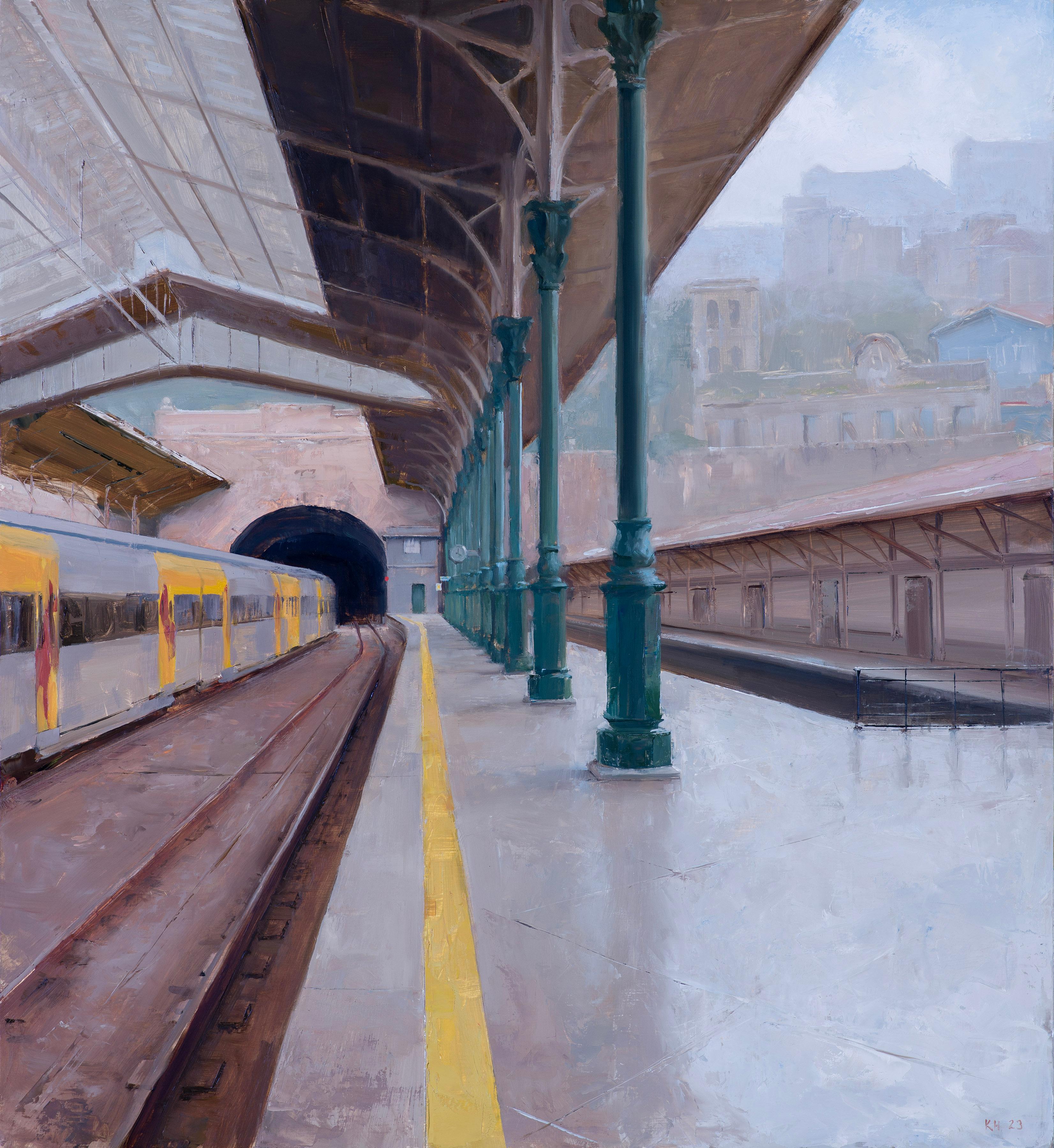 kenny harris Interior Painting - São Bento Station, Porto