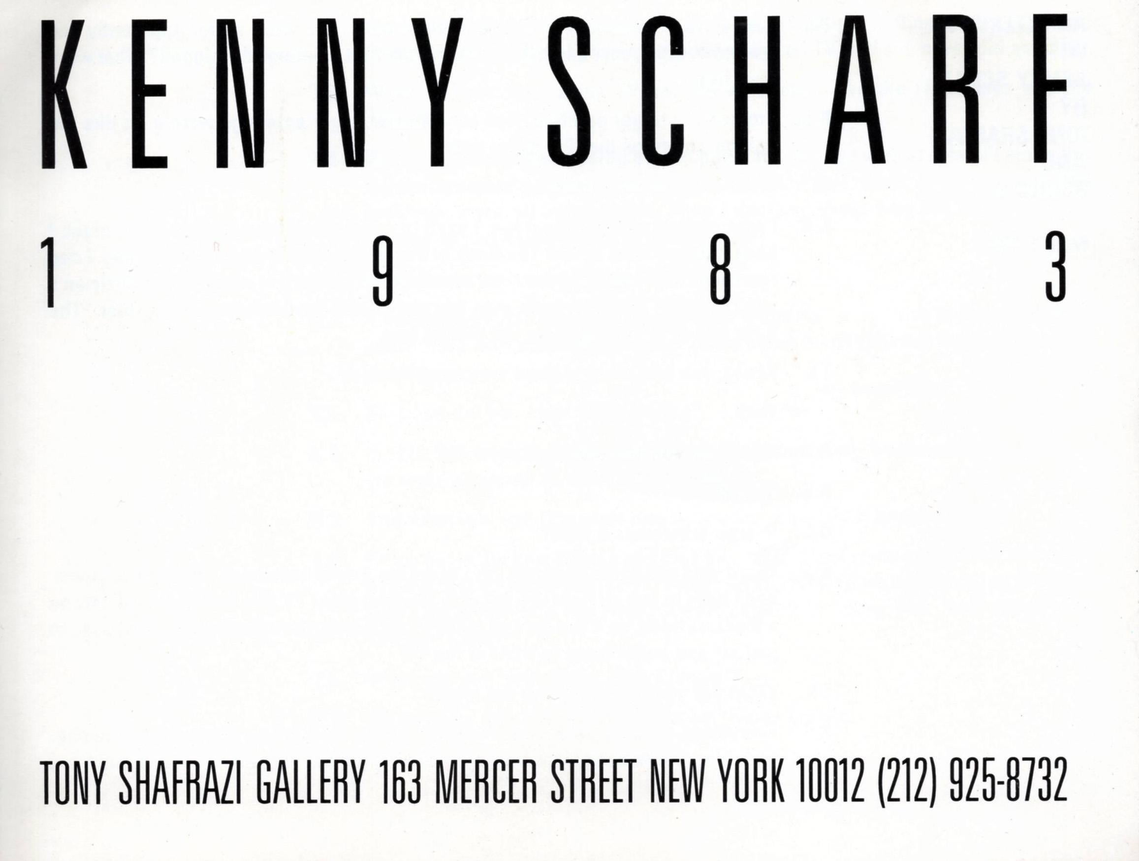 Kenny Scharf in der Tony Shafrazi Gallery (alter Ausstellungskatalog) im Zustand „Gut“ im Angebot in Brooklyn, NY