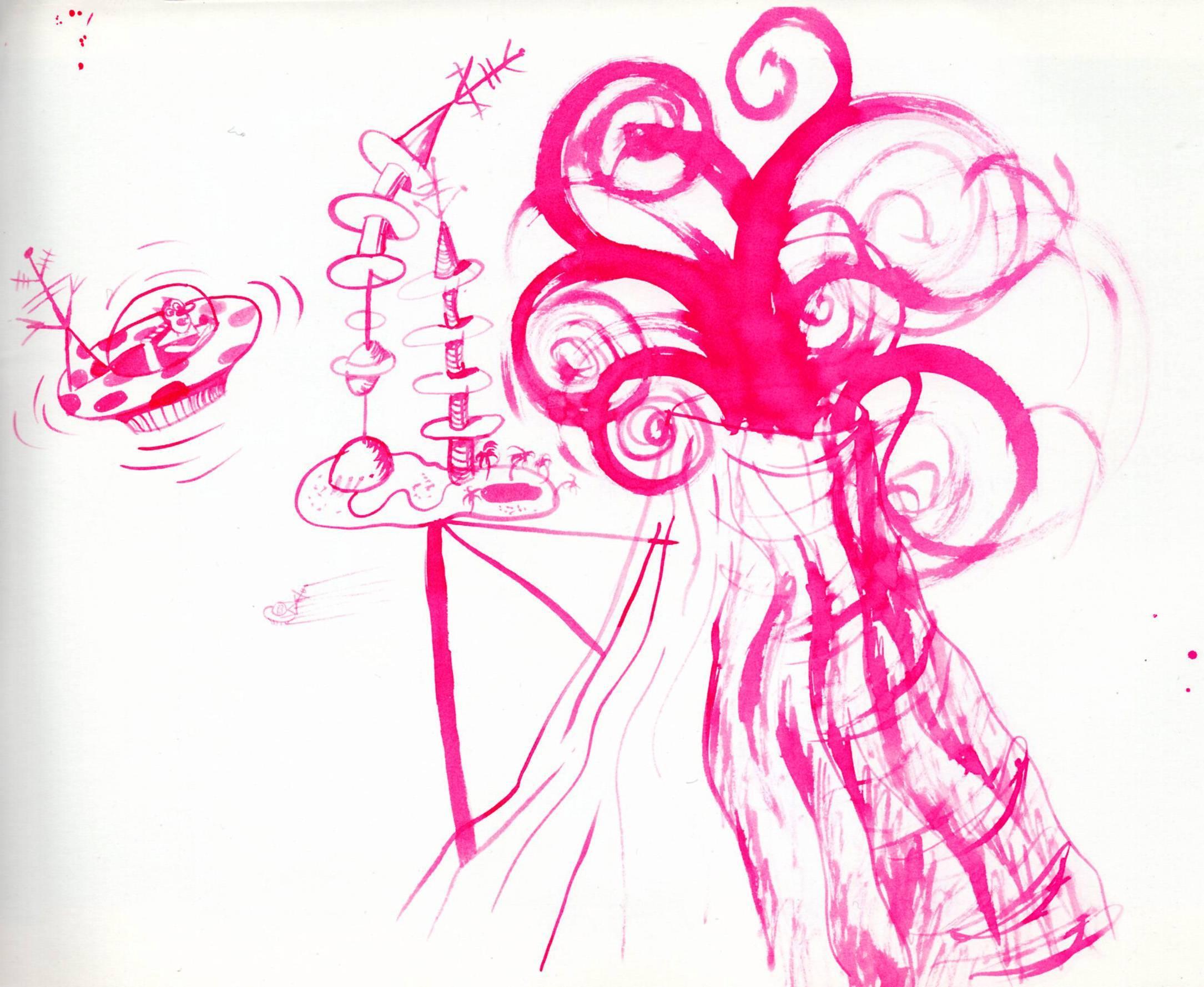 Kenny Scharf in der Tony Shafrazi Gallery (alter Ausstellungskatalog) (Ende des 20. Jahrhunderts) im Angebot